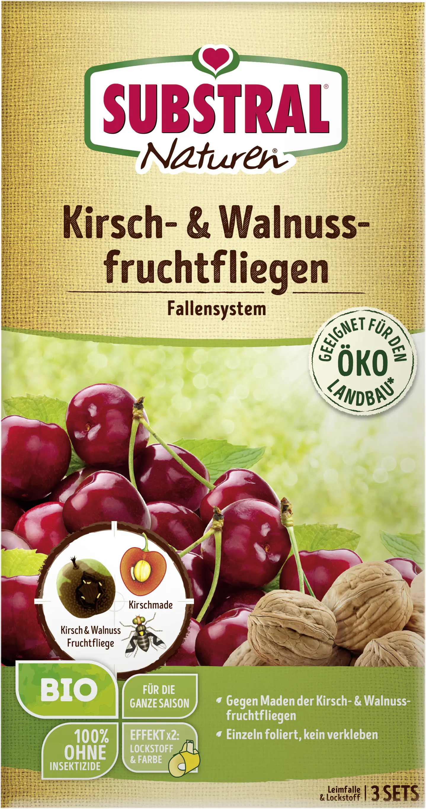 Naturen Kirschfruchtfliegen-Falle 1 Set Naturen Kirschfruchtfliegen-Falle 1 Set