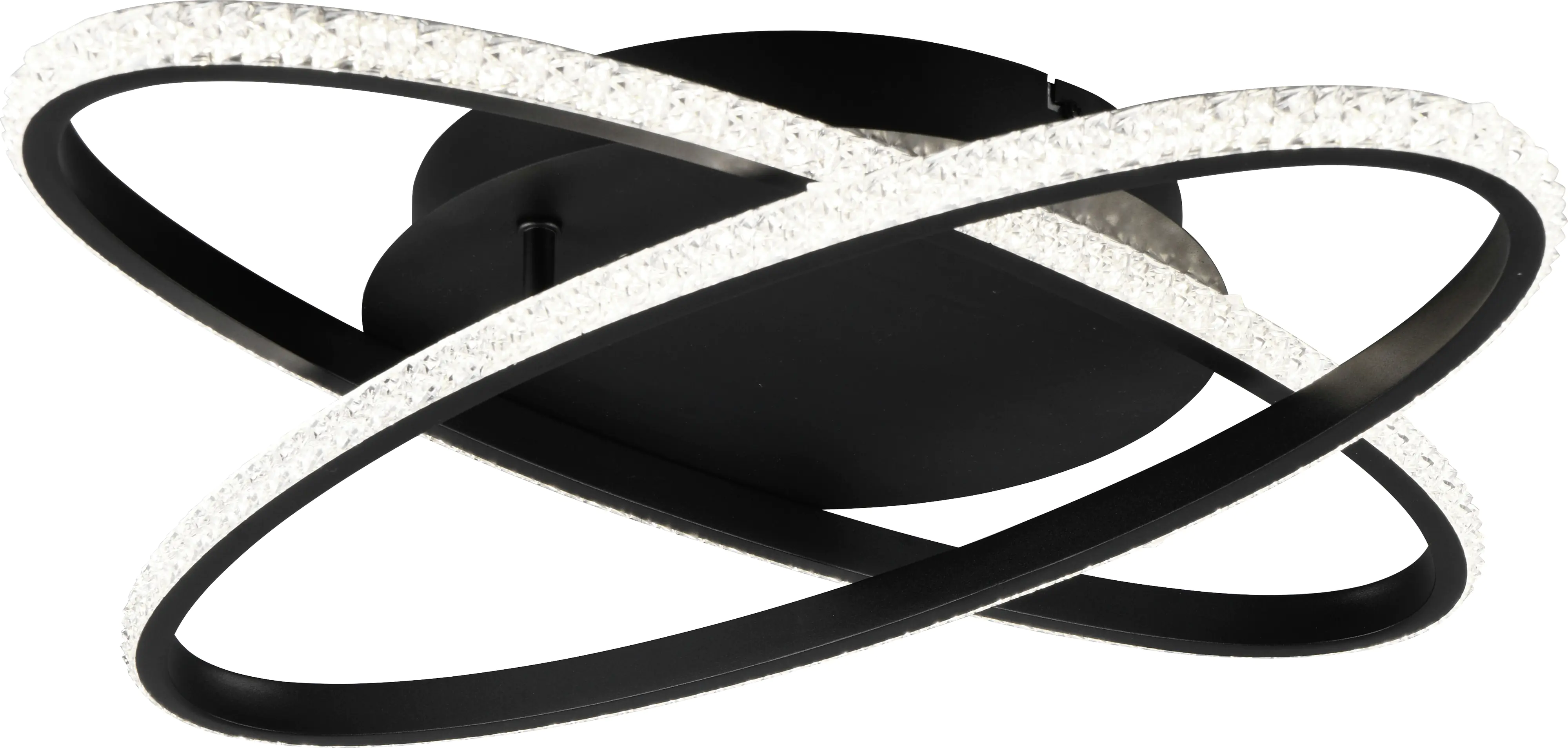 Trio Leuchten LED Deckenleuchte Lane 27W, schwarz