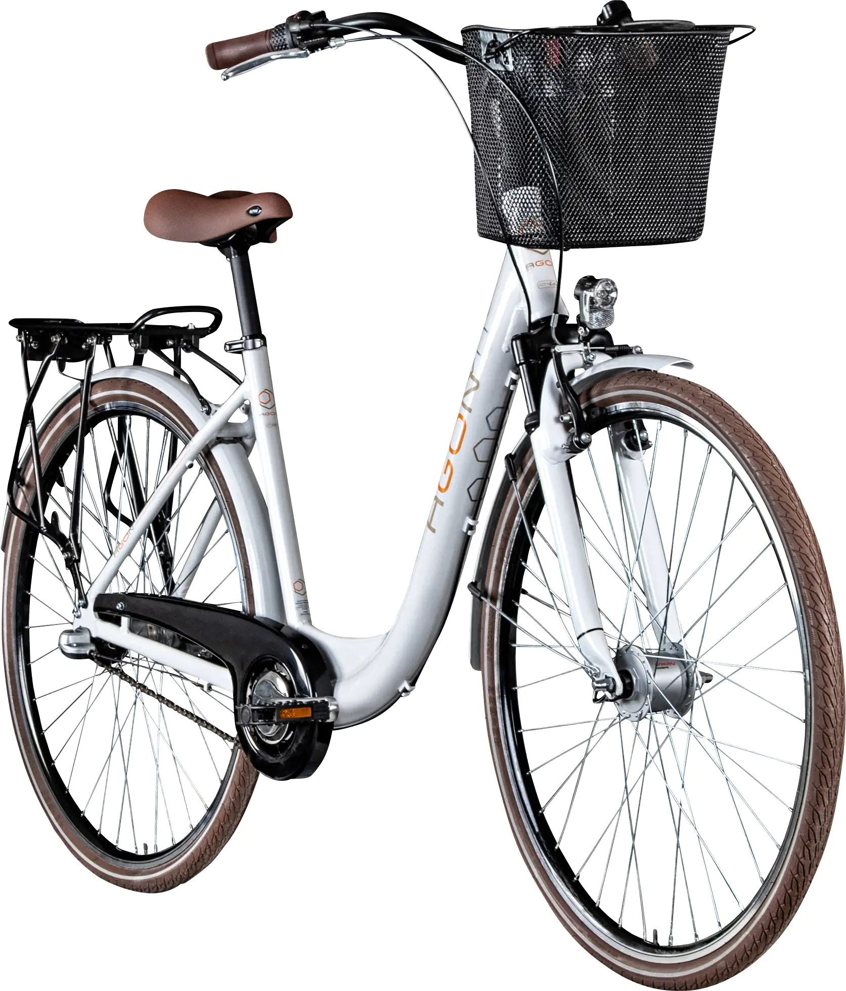 Agon Cityrad Life 28 Zoll RH 48cm 3-Gang weiß