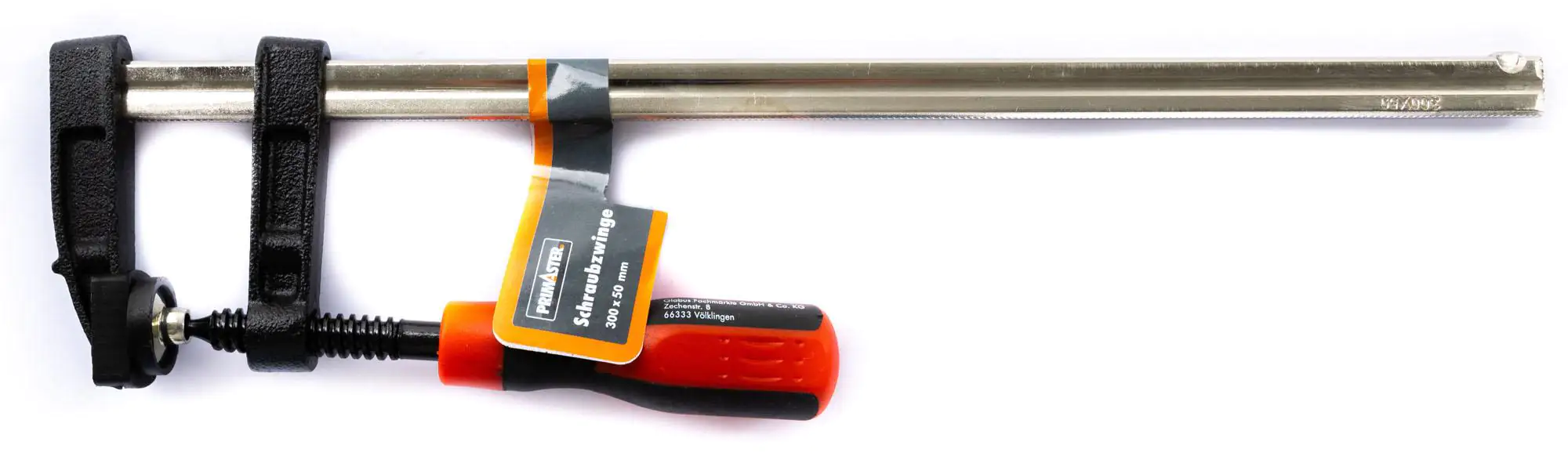 Primaster Schraubzwinge 30 x 5 cm mit Kunststoffgriff