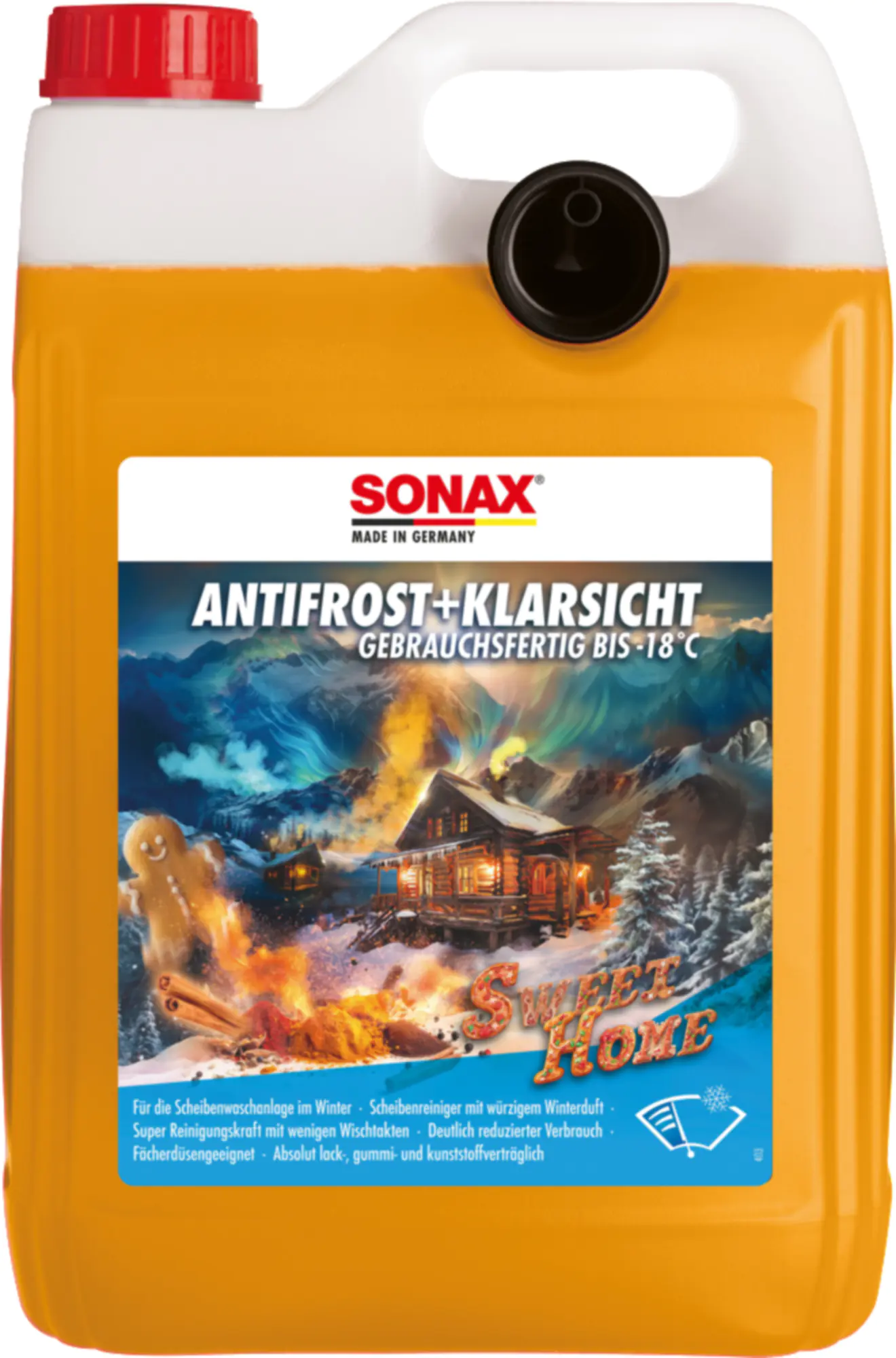 Sonax Scheibenfrostschutz Sweet Home 5l Antifrost + Klarsicht gebrauchsfertig -18°C Sonax Scheibenfrostschutz Sweet Home 5l Antifrost + Klarsicht gebrauchsfertig -18°C