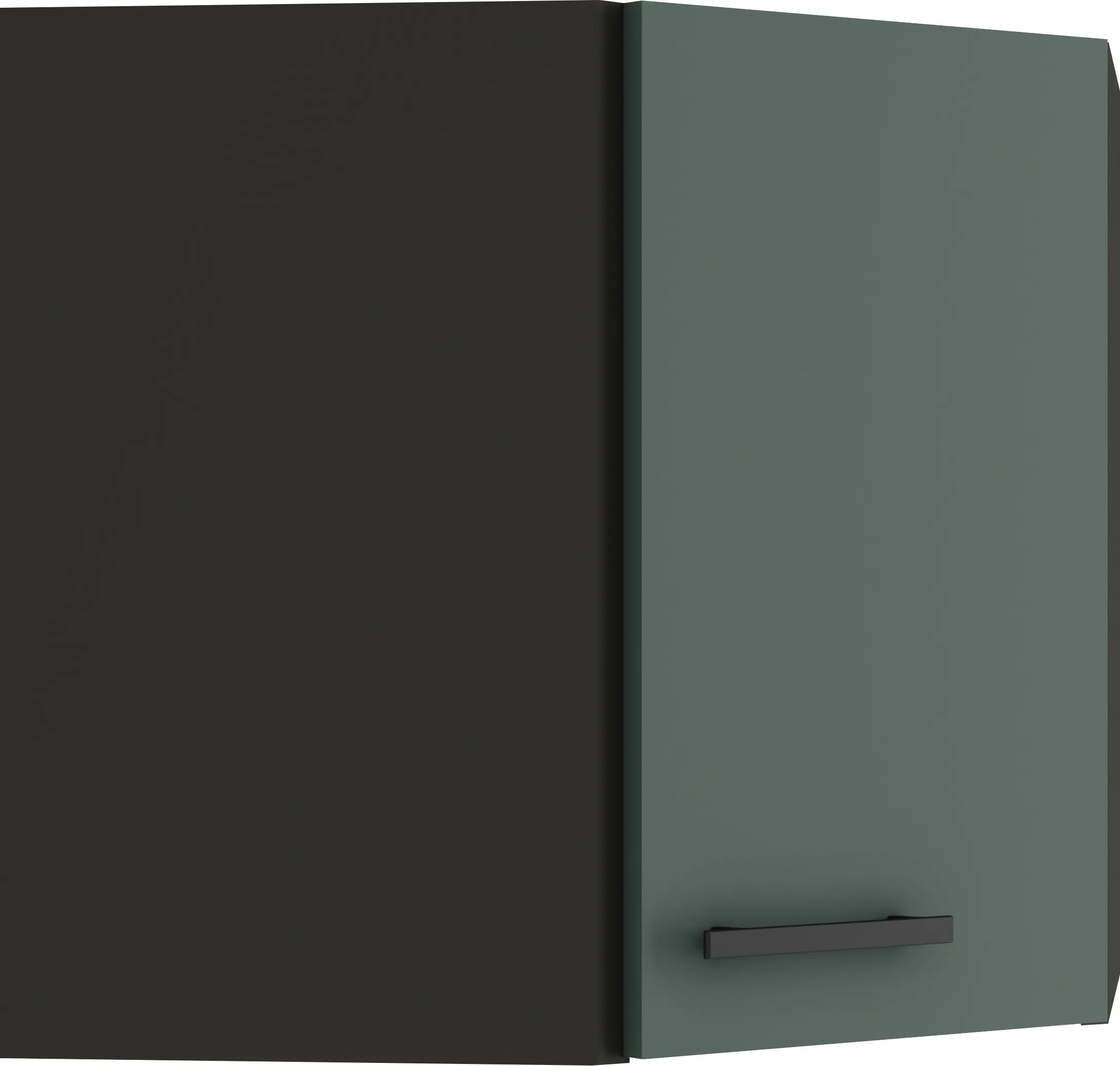 Optifit Eckoberschrank Verona 405 steingrün/anthrazit 60 cm