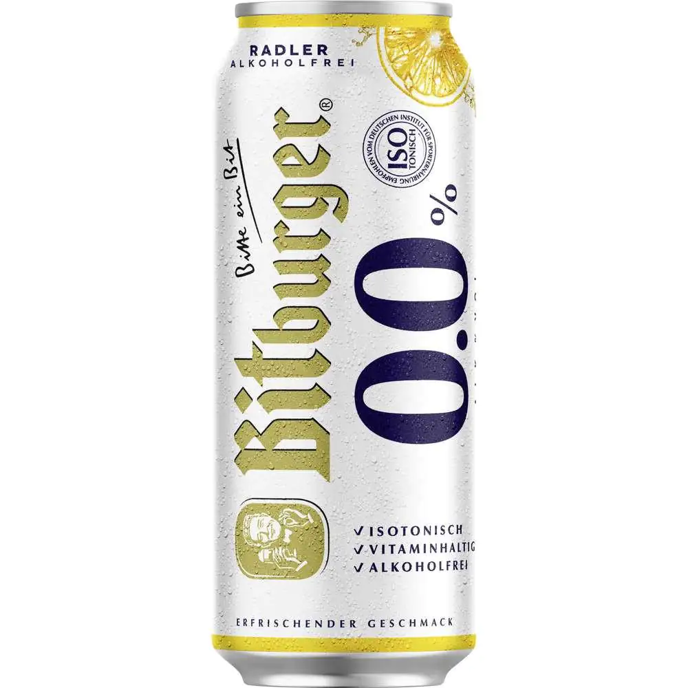 Bitburger Radler alkoholfrei 0,5 l EINWEG