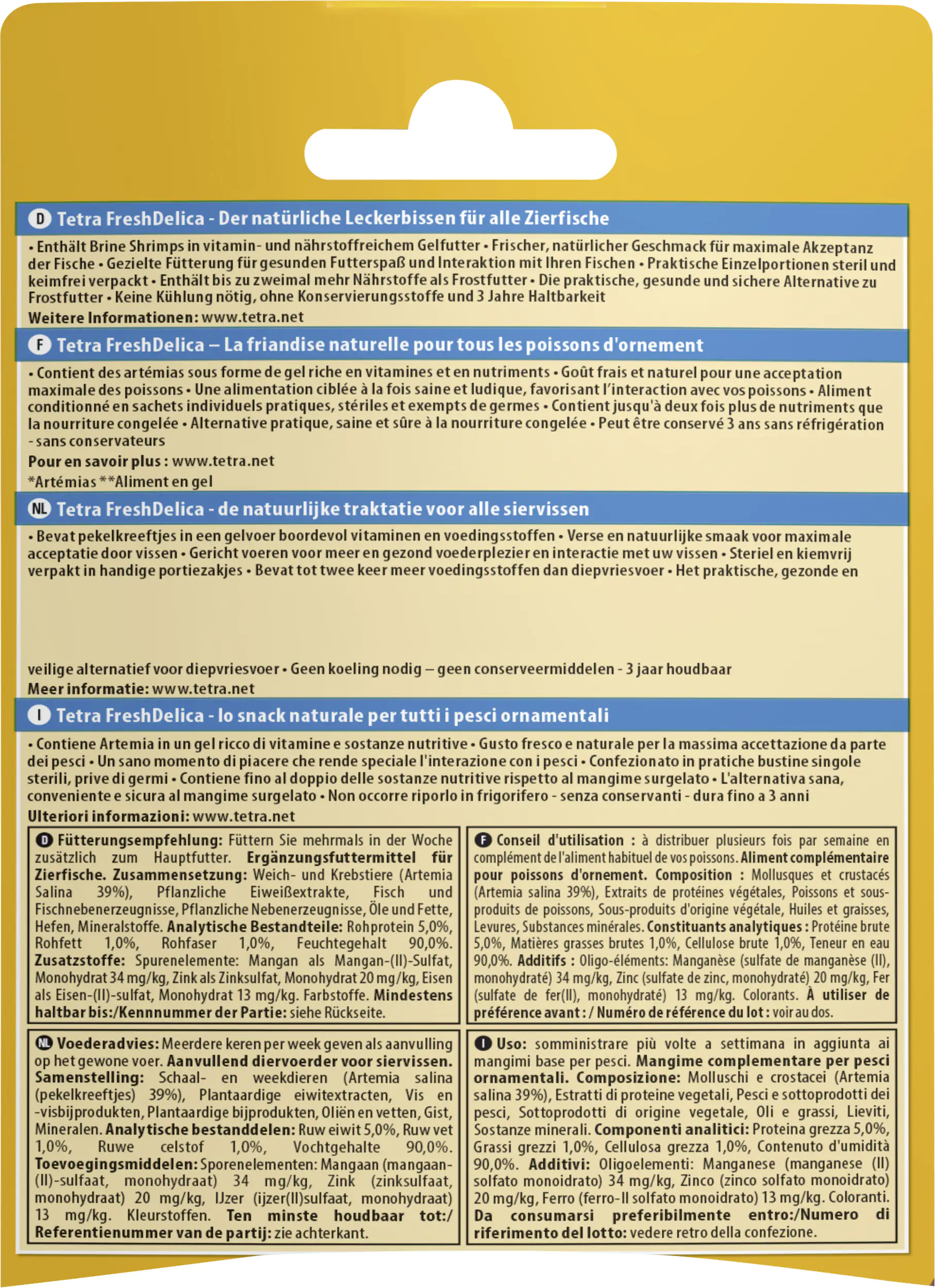 Tetra FreshDelica Brine Shrimps 48 g