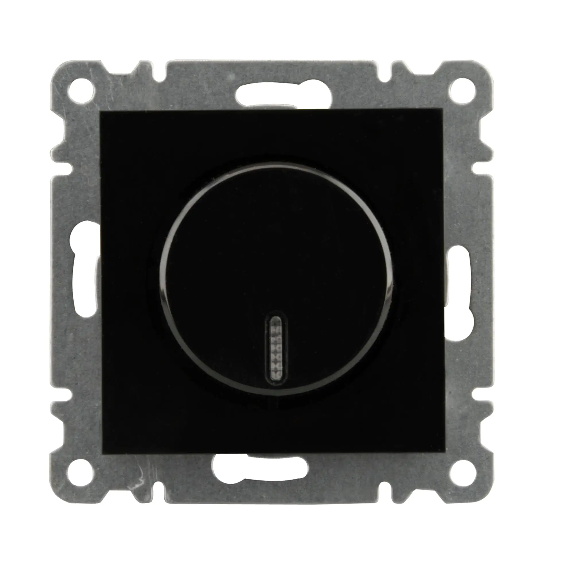 Unitec Dimmer schwarz schwarz, Serie Karea, konvertable Trafos Unitec Dimmer schwarz schwarz, Serie Karea, konvertable Trafos