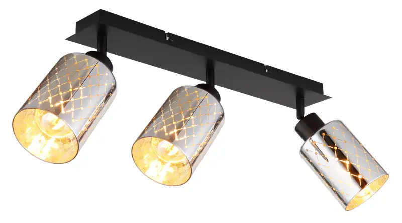 Globo Strahler Alonso 66 x 22 cm L x H schwarz