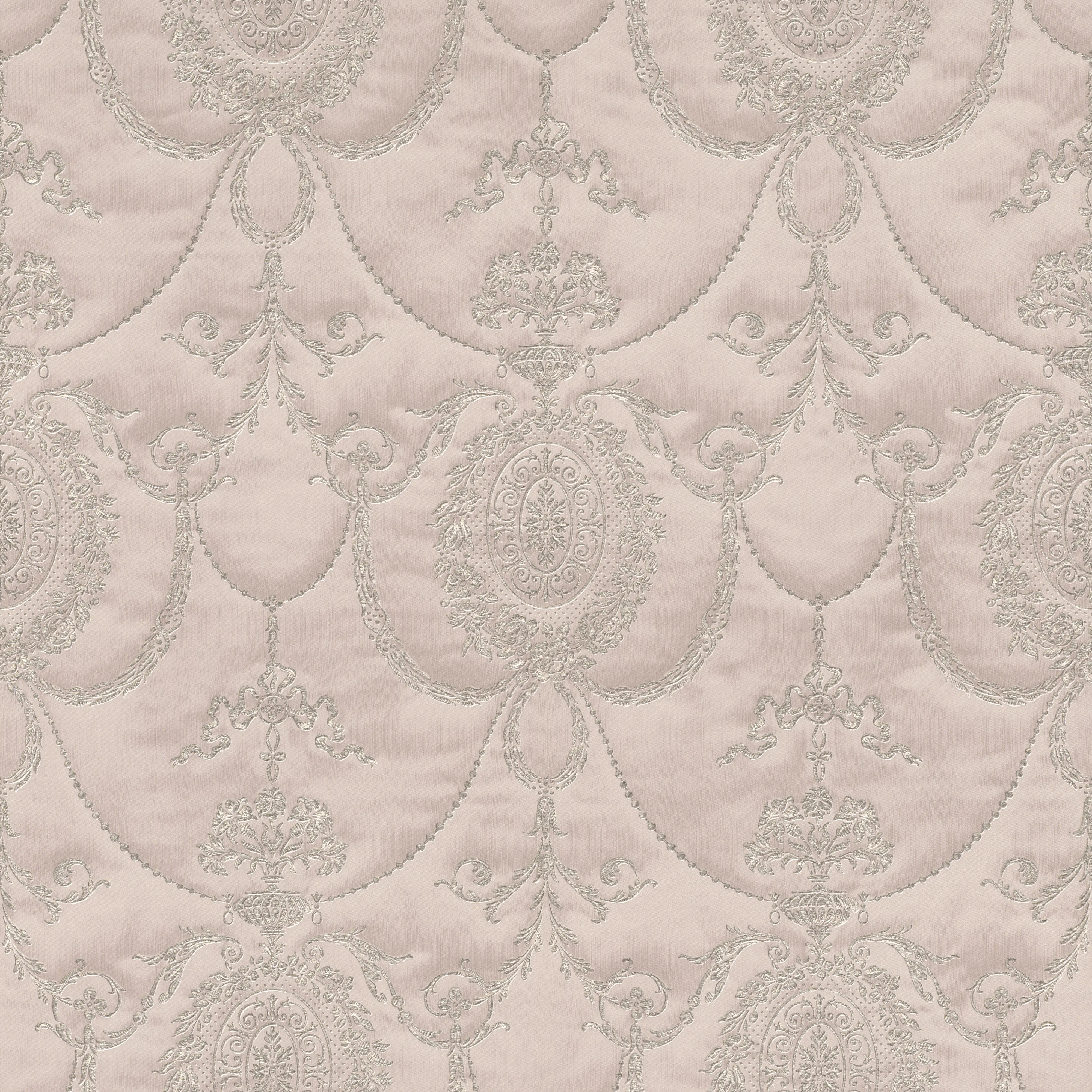 Rasch Vliestapete 570823 Trianon XIII ornament rose, 10,05 x 0,53 m