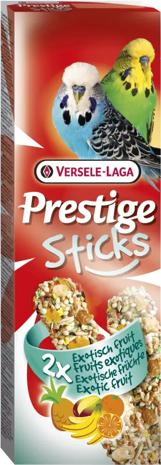 5410340223093 Prestige Sticks Sittiche Exotische Früchte 2 Stück, 60 g