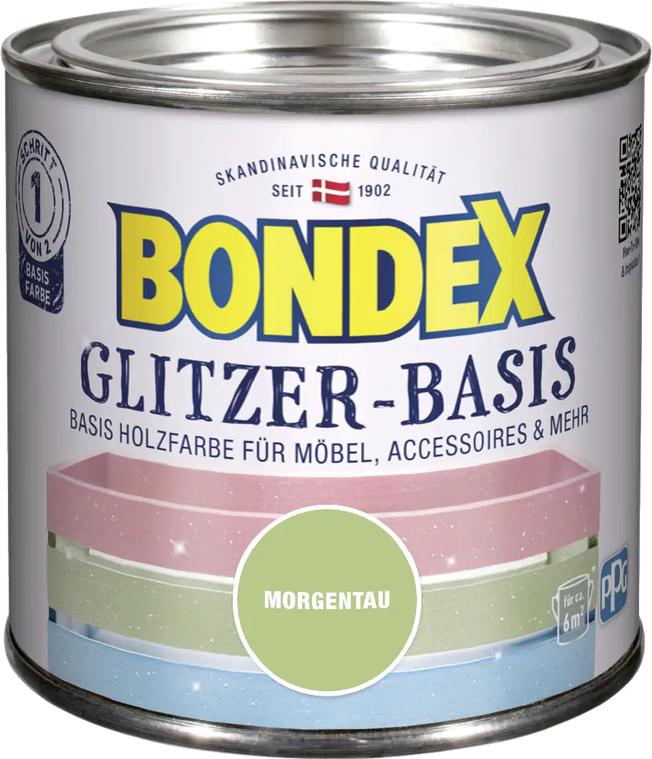Bondex Glitzer-Basis 500 ml basis morgentau