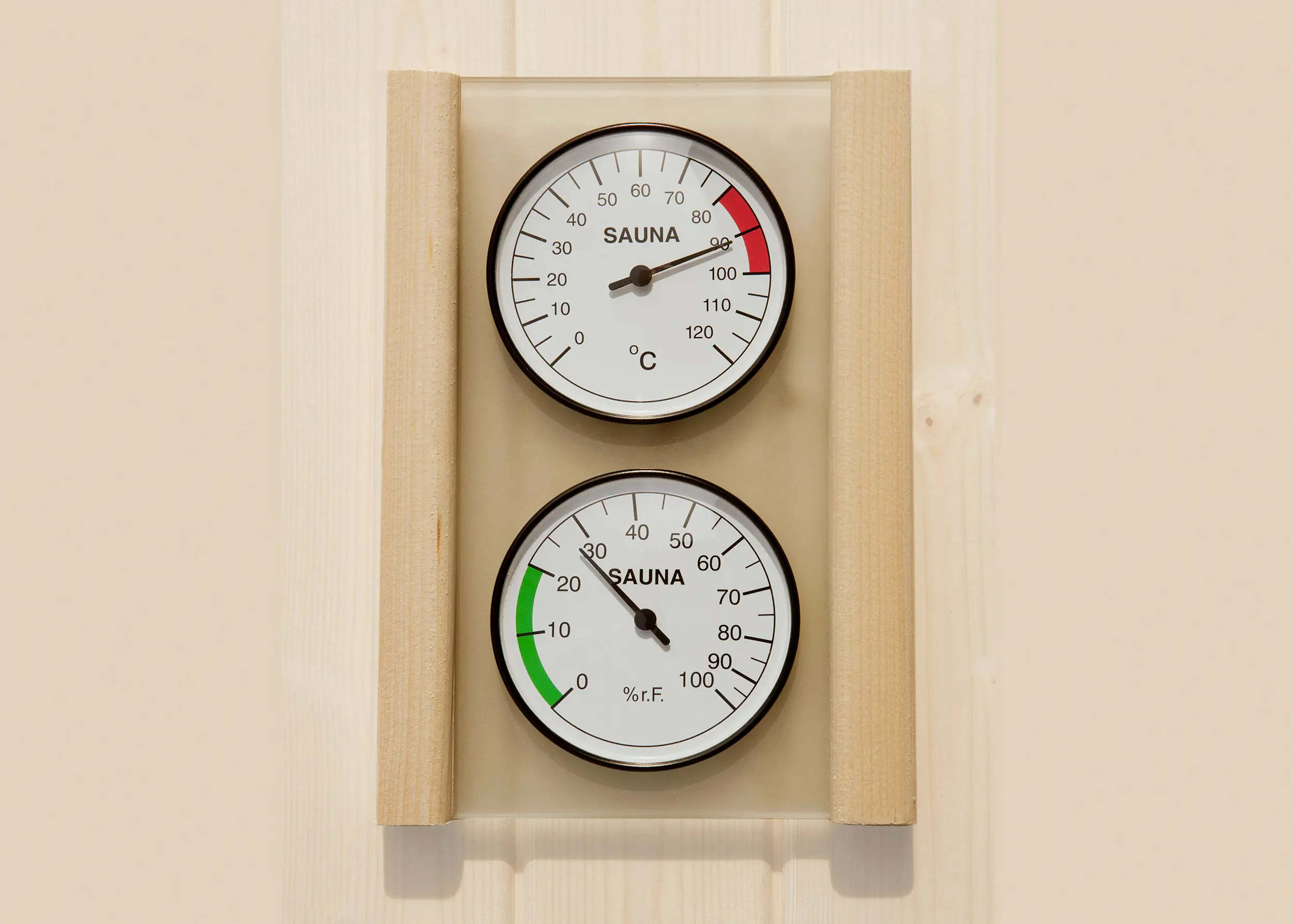 Weka Sauna Hygrometer & Thermometer Set