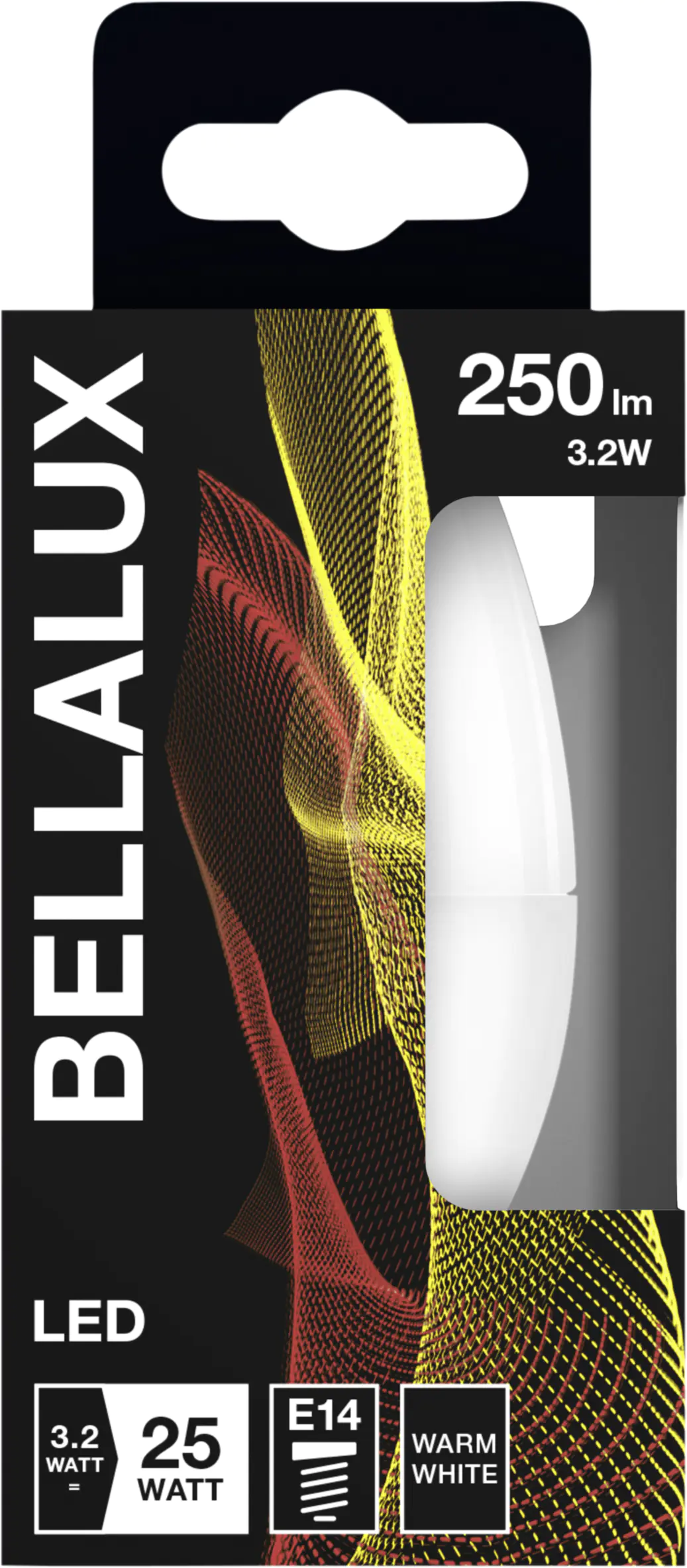 Bellalux LED Leuchtmittel Classic B25 E14 3W warmweiß, weiß matt