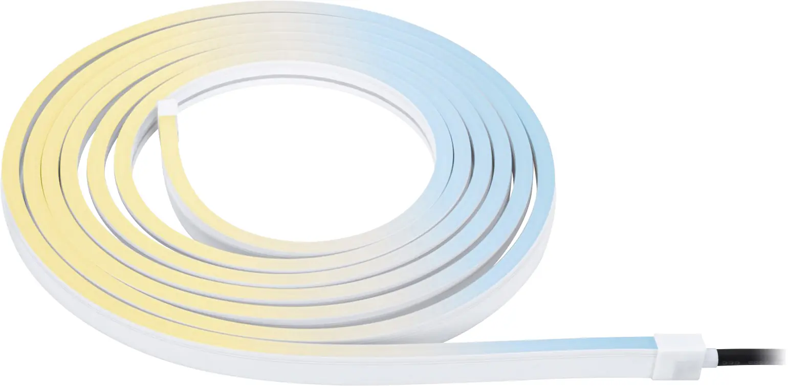 Paulmann Plug & Shine Neon Stripe Outdoor, 5 m, weiß, dimmbar, RGBW