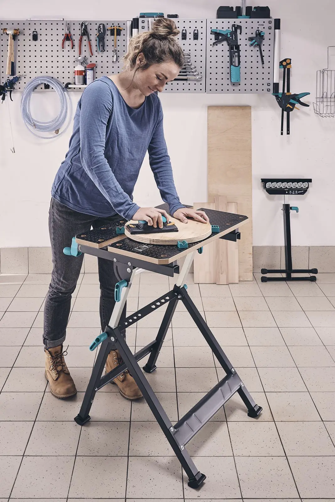 Wolfcraft Spanntisch MASTER 650 ERGO stufenlos höhenverstellbar Wolfcraft Spanntisch MASTER 650 ERGO stufenlos höhenverstellbar