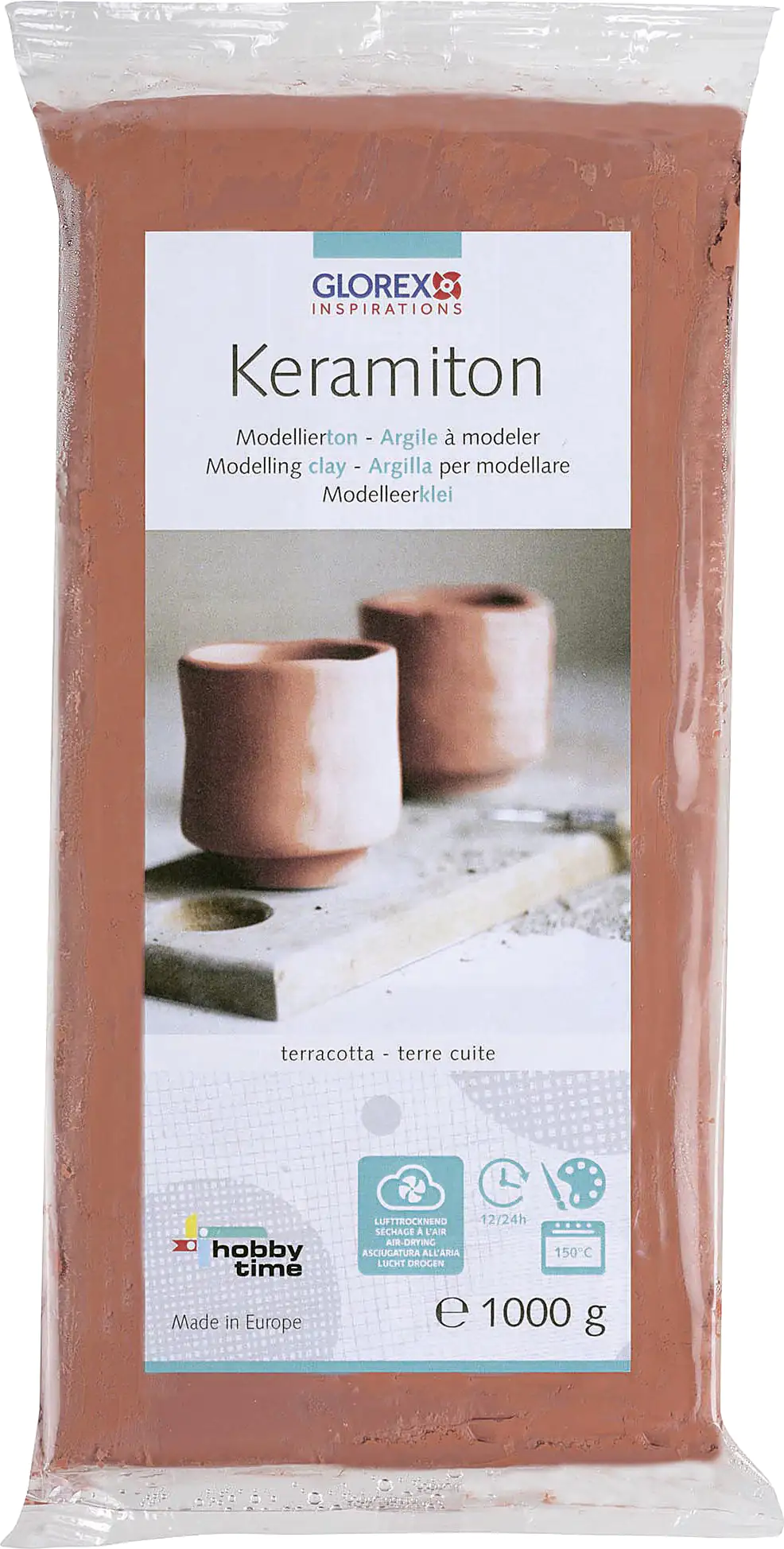 Keramiton, terracotta 1000 g Modellierton