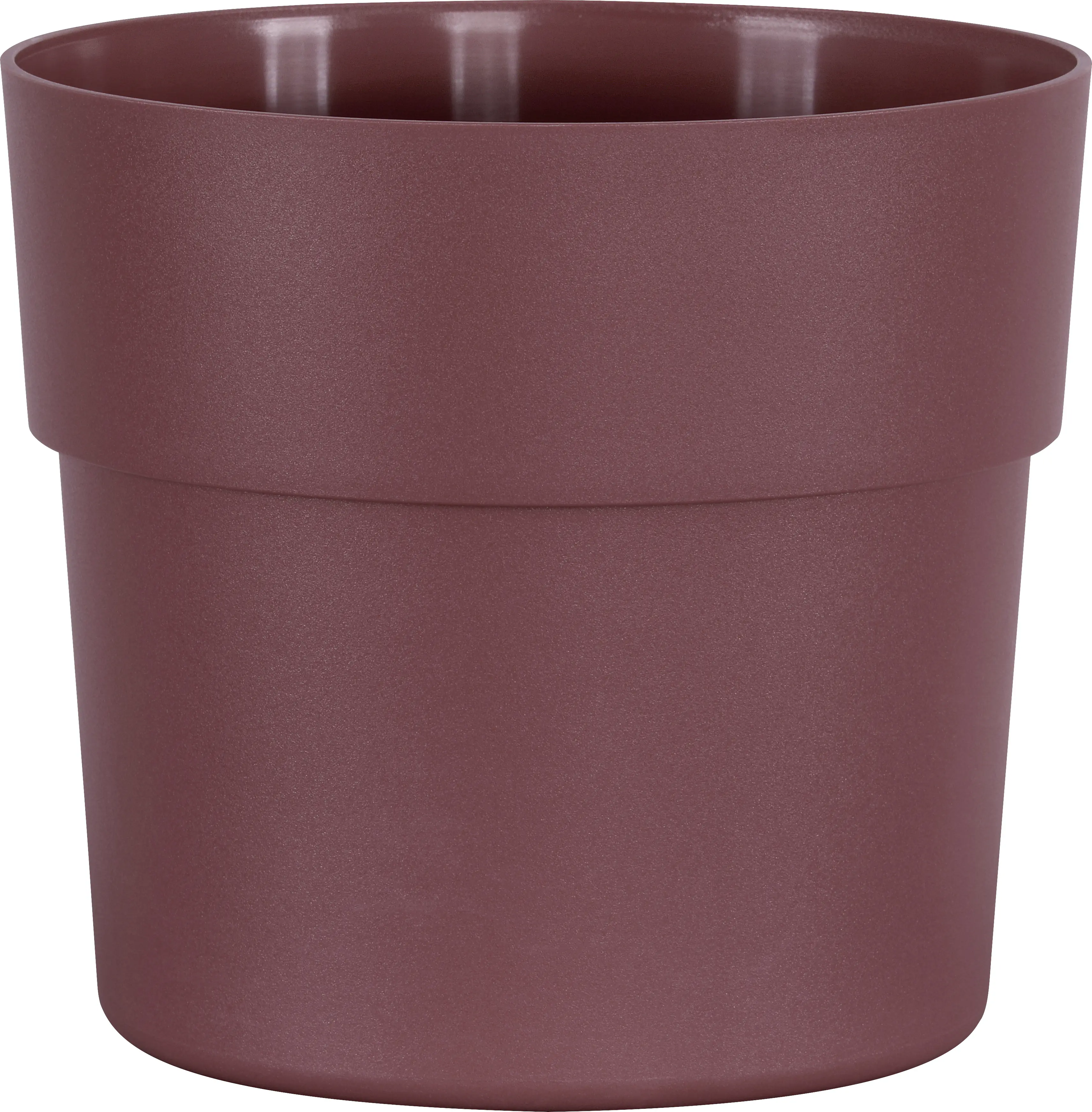 Geli Übertopf Liv Kunststoff beerenrot Ø 16 x 15 cm