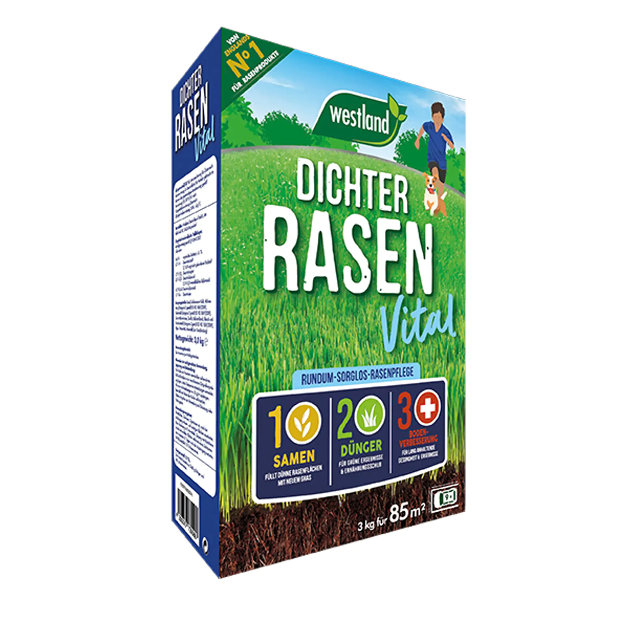 Westland Dichter Rasen Vital Rasendünger für 85 m² 3 kg Westland Dichter Rasen Vital Rasendünger für 85 m² 3 kg