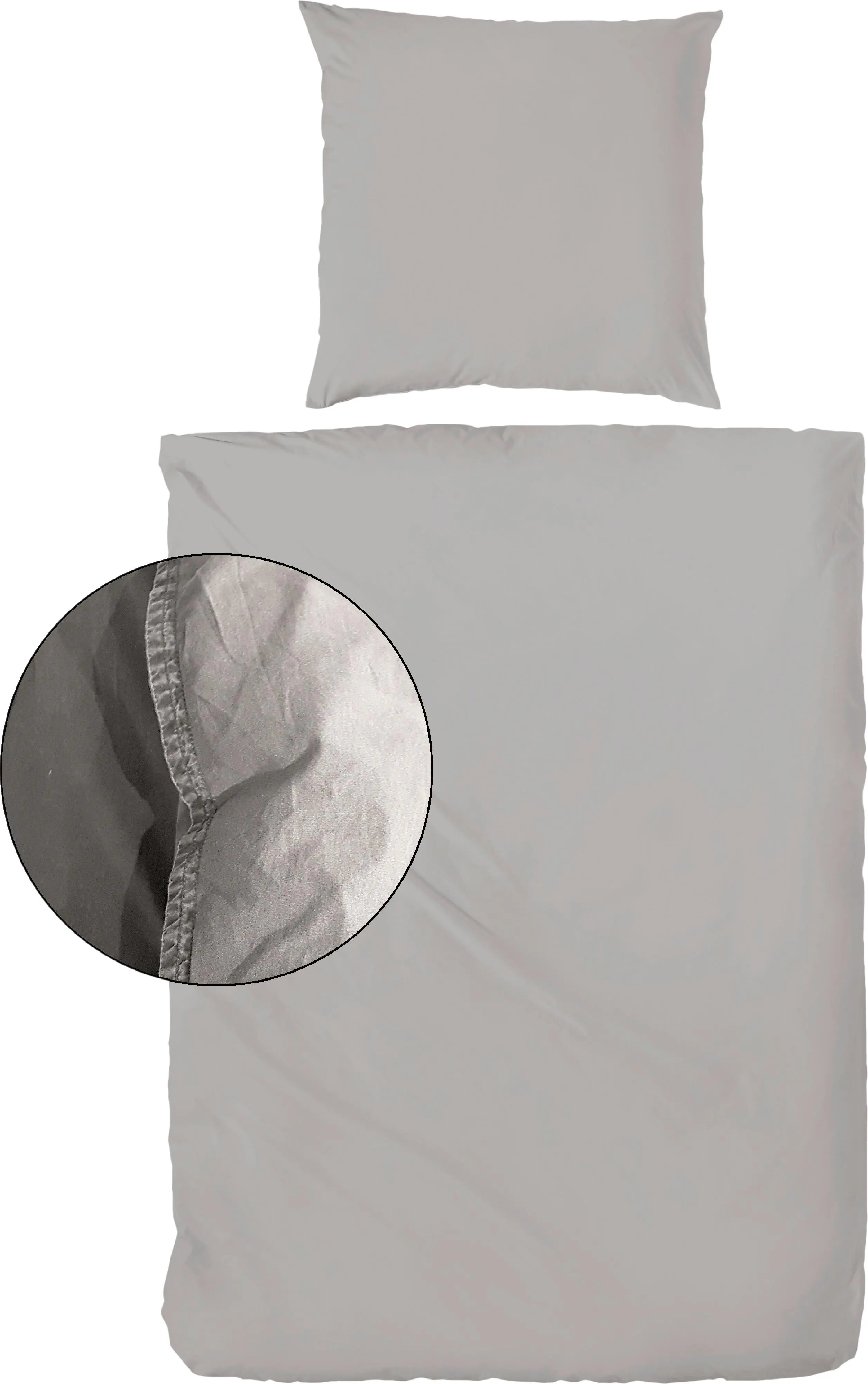 Vario Bettwäsche Renforce Stone washed blassrose, 200 x 200 cm