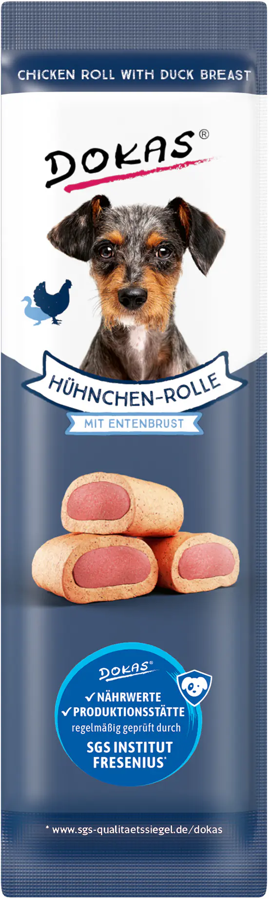Dokas Hühnchen-Rolle mit Ente 10 g