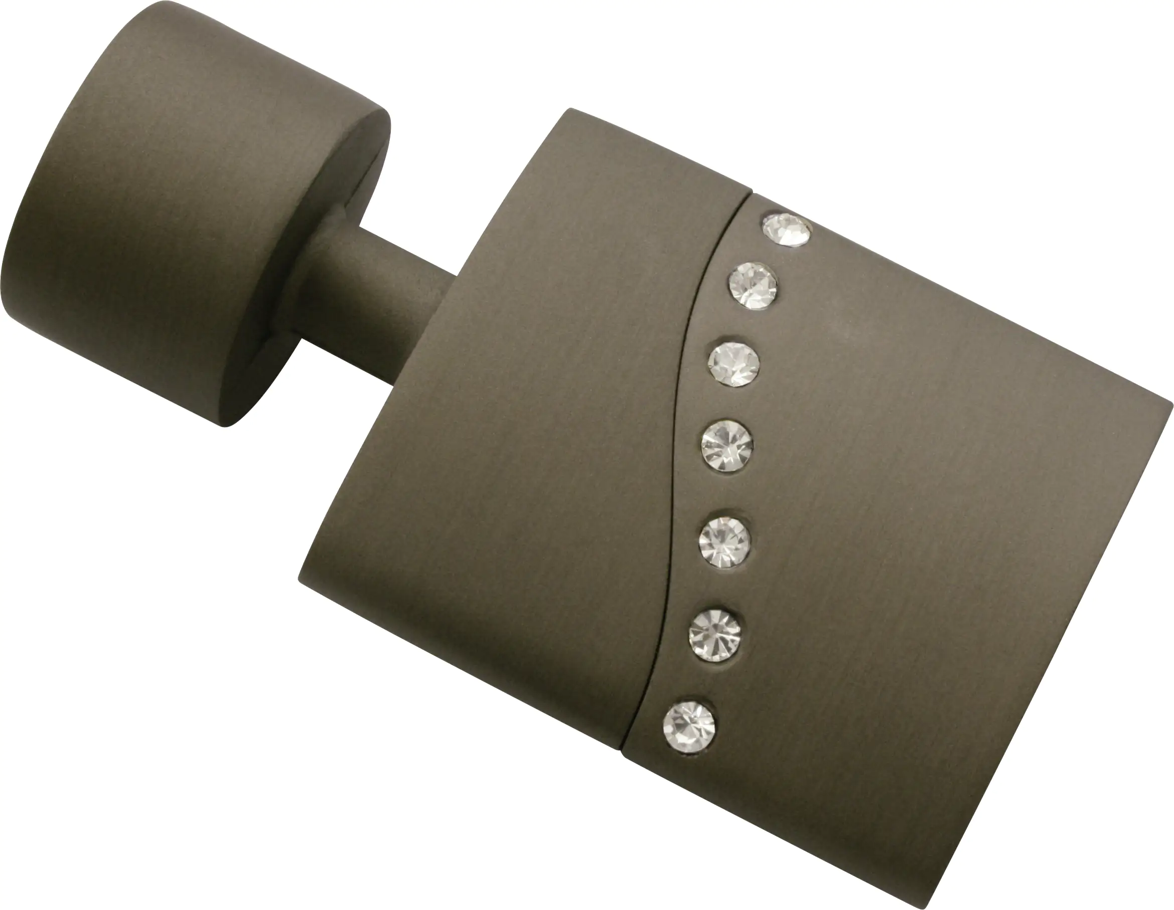 Gardinia Endknopf Kira Flat cappuccino, Ø 19 mm