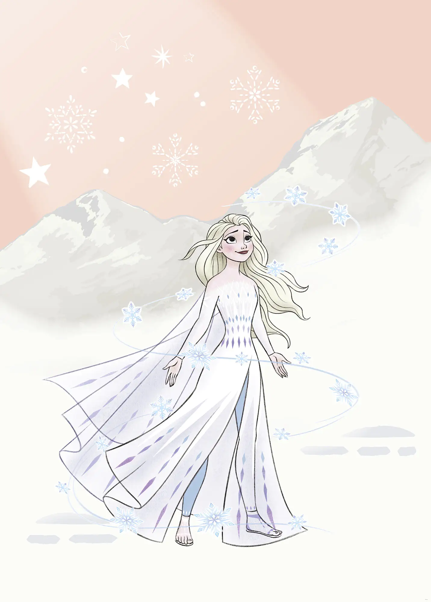 Komar Vlies Fototapete Frozen Winter Magic 200 x 280 cm 