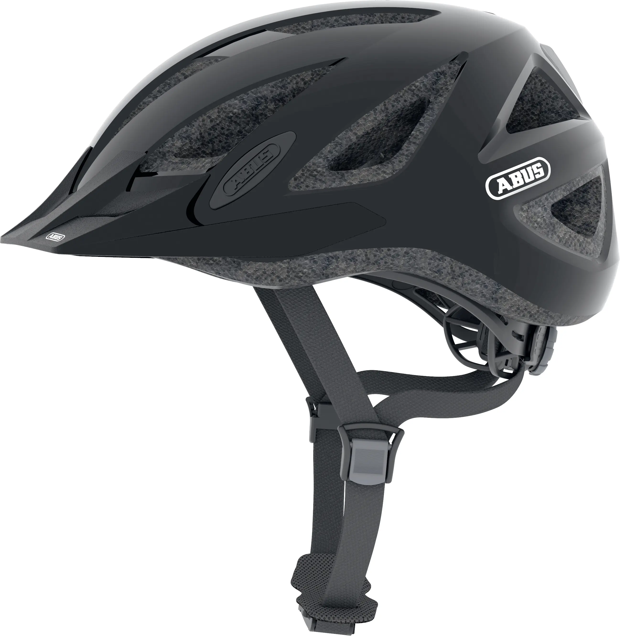 Abus Fahrradhelm City Pro Größe M shiny black Abus Fahrradhelm City Pro Größe M shiny black