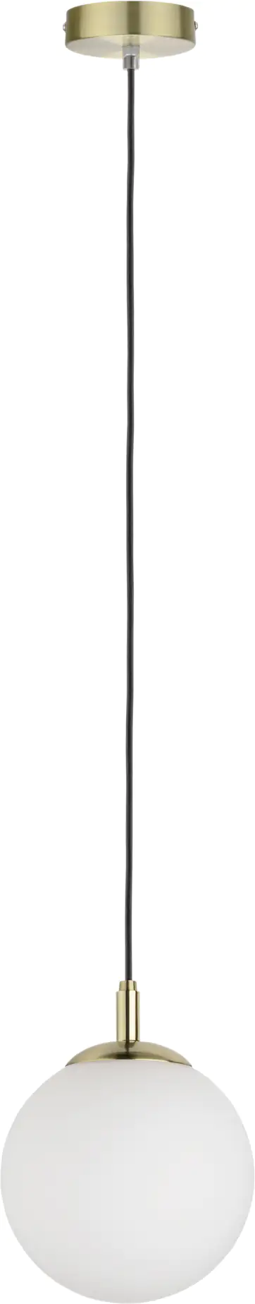 Paulmann Pendelleuchte Neordic Menja Weiß, Messing gebürstet, max 20W