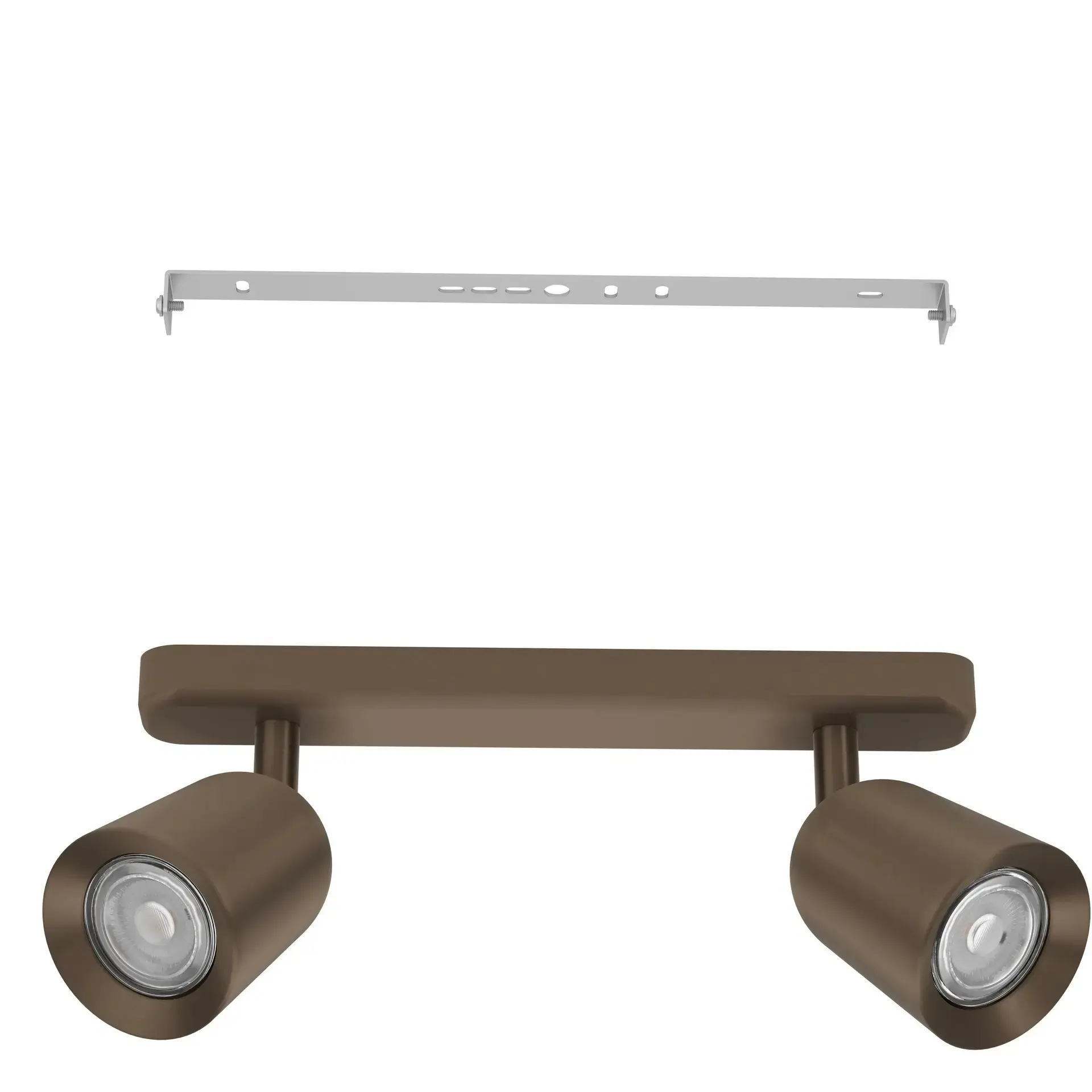 Eglo Leuchten 2er Spot Camaldoli bronze 30 x 12 cm