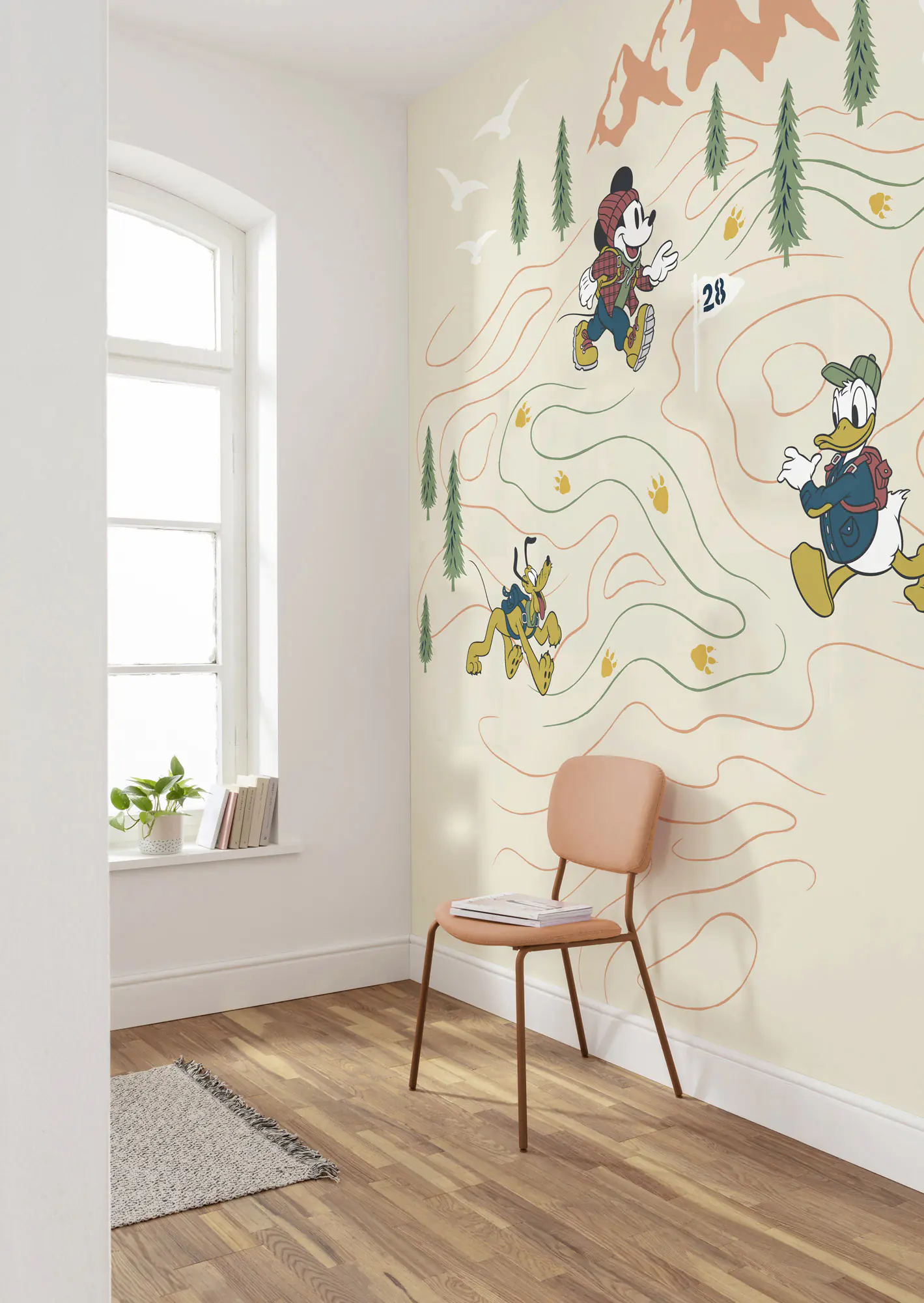 Komar Vlies Fototapete Mickey Meets t. Mou 300 x 280 cm 