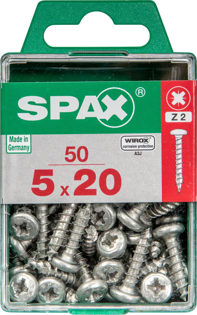 Spax Universalschrauben 5.0 x 20 mm TX 20 - 50 Stk.