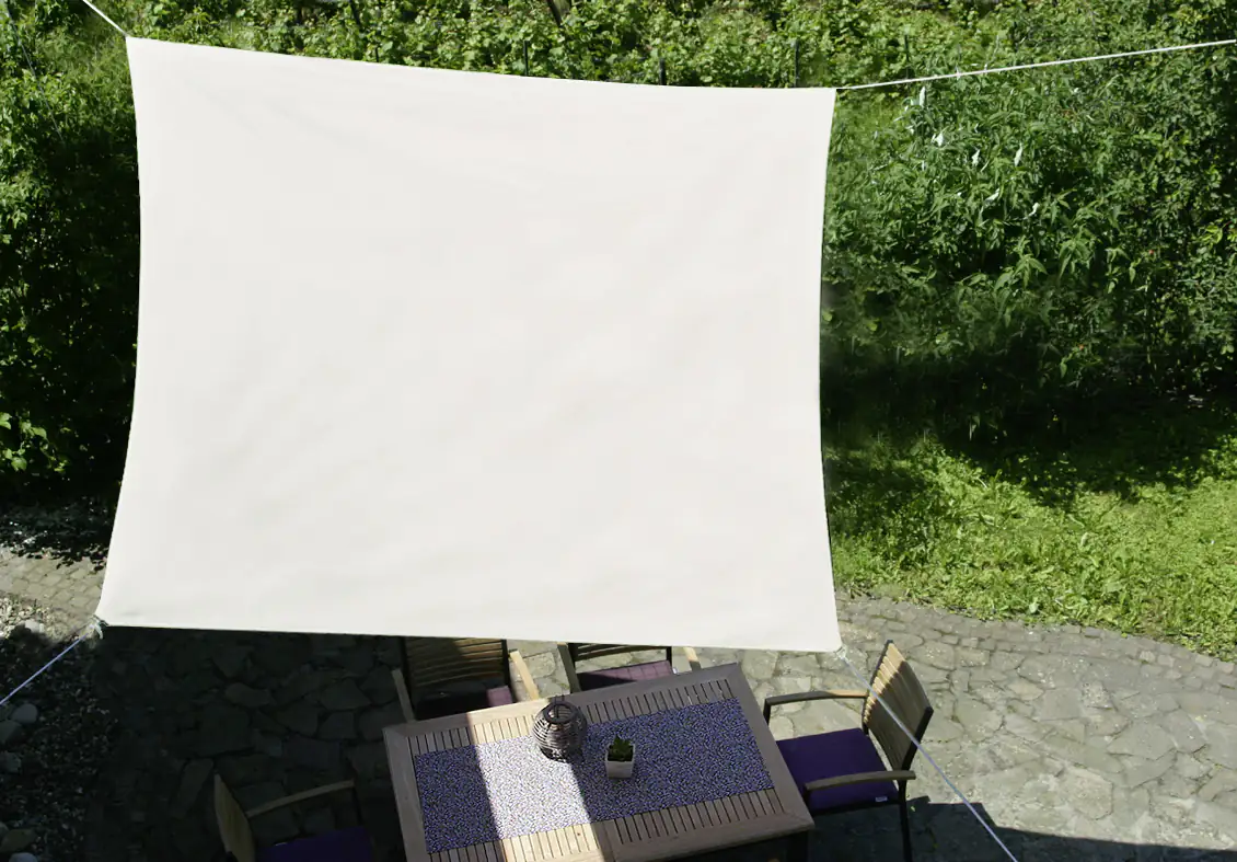 4014082286791 GO-DE Sonnensegel beige 360 x 360 cm