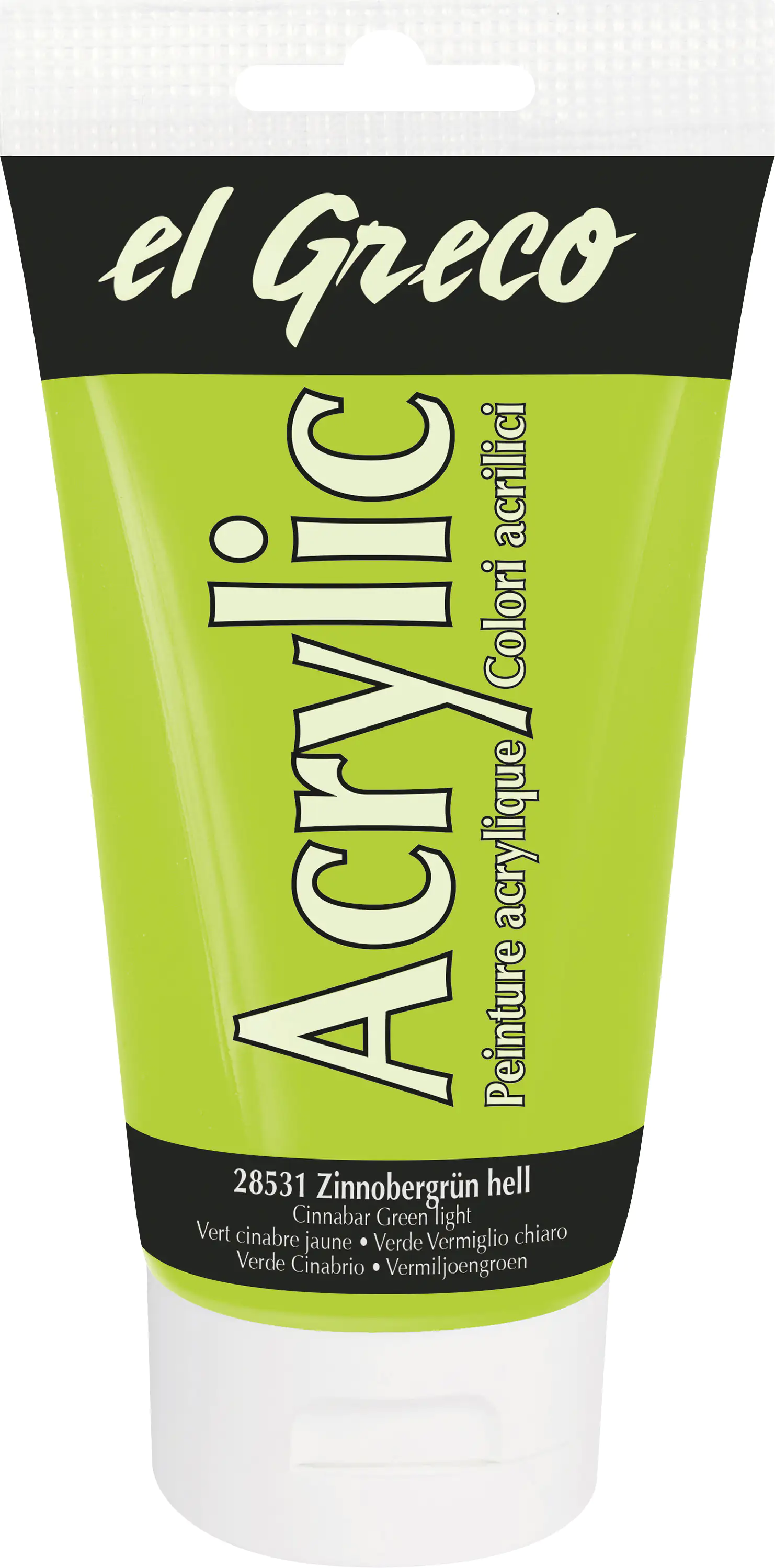 4000798285319_1598888 Kreul el Greco Acrylic Tube zinnobergrün hell 150 ml