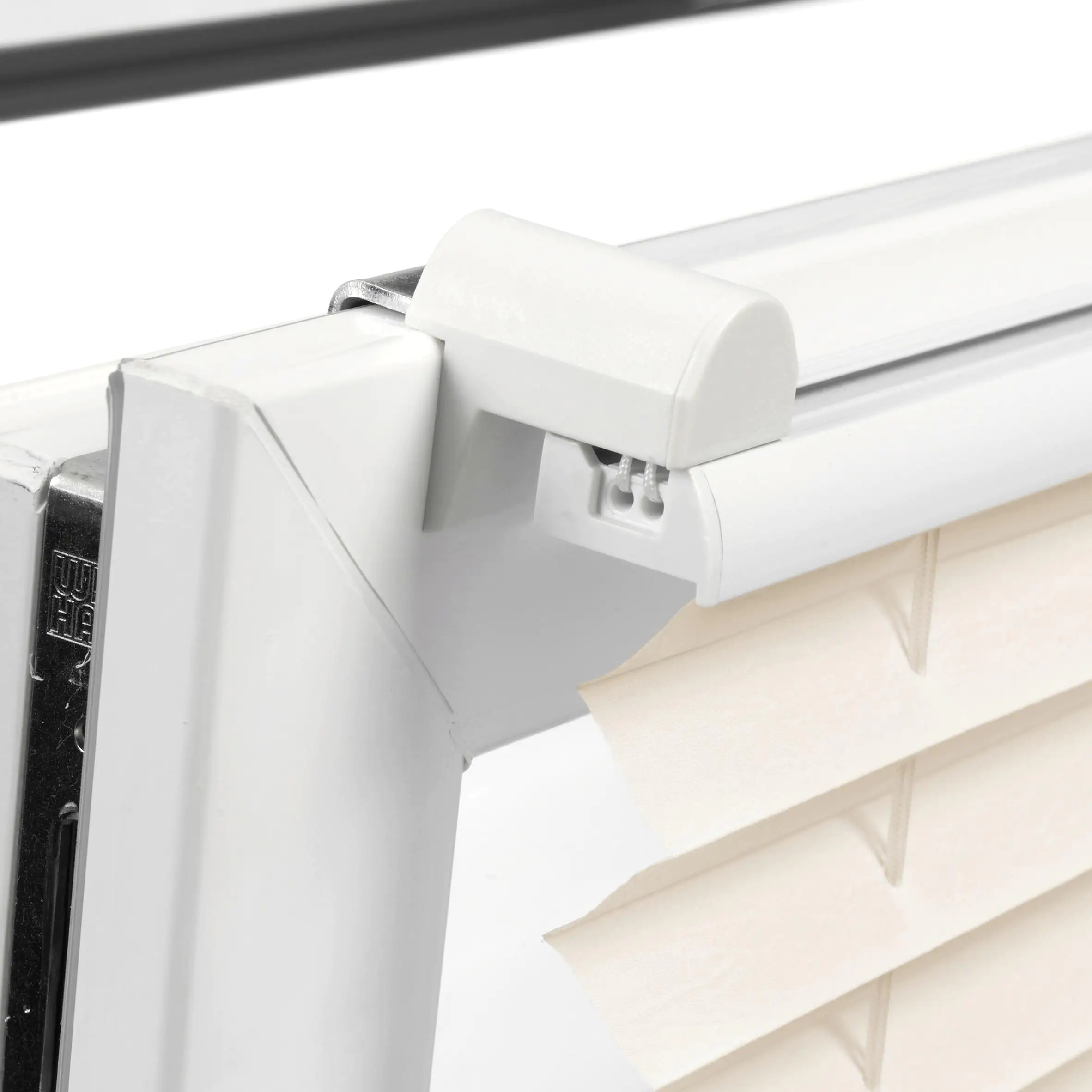 Gardinia EasyFix Plissee elfenbein 75 x 130 cm mit 2 Bedienschienen