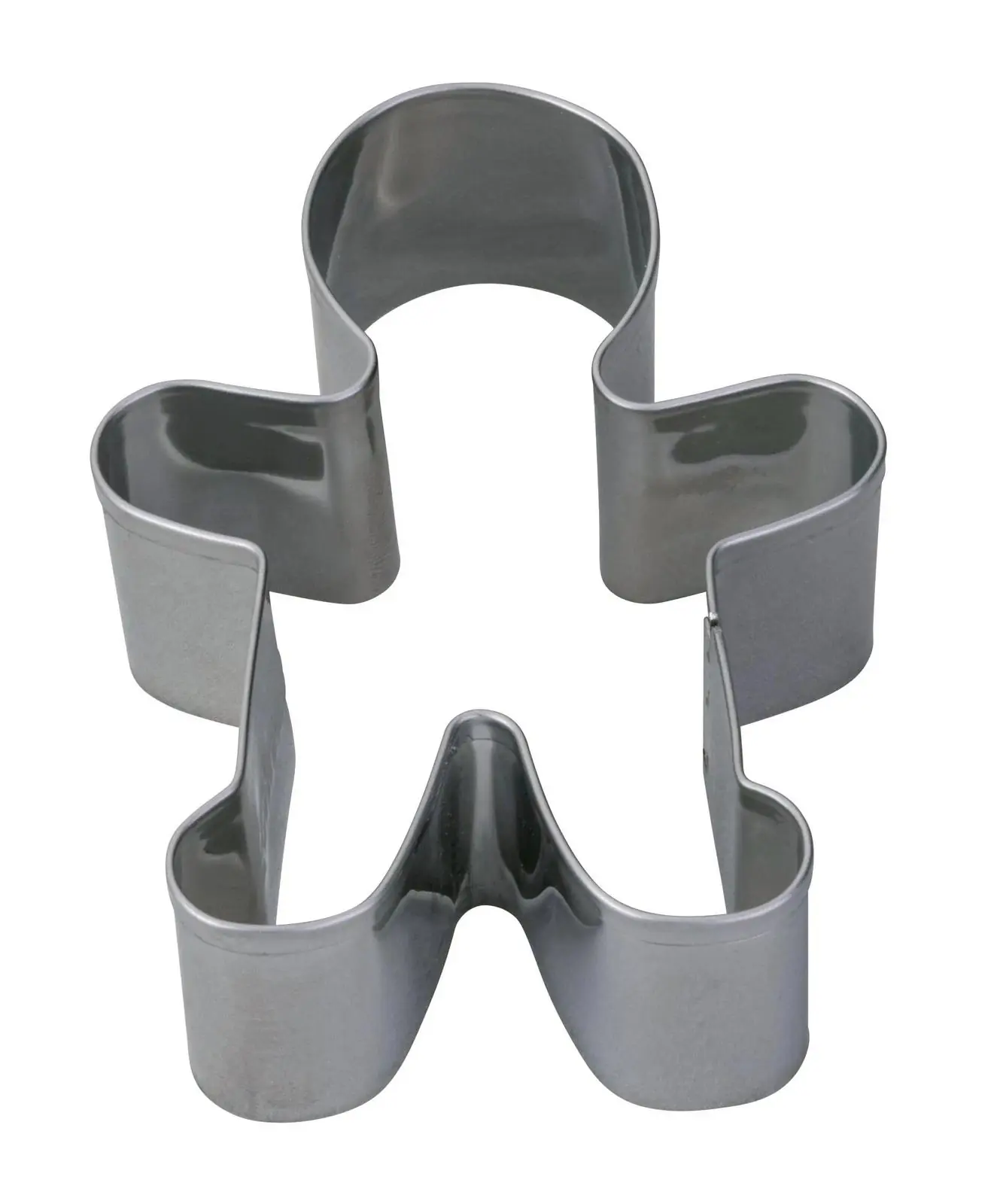 Zenker Ausstechform Lebkuchenmann 8 x 6,2 cm silber