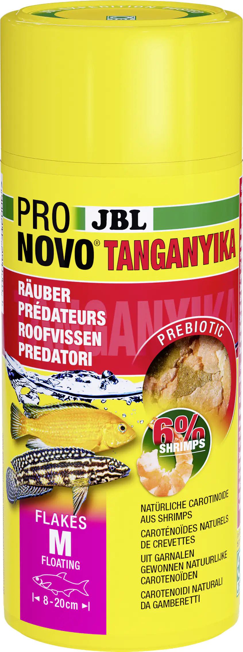 JBL Fischfutter Pronovo Tanganyika Flakes M Fischfutterflocken 250 ml