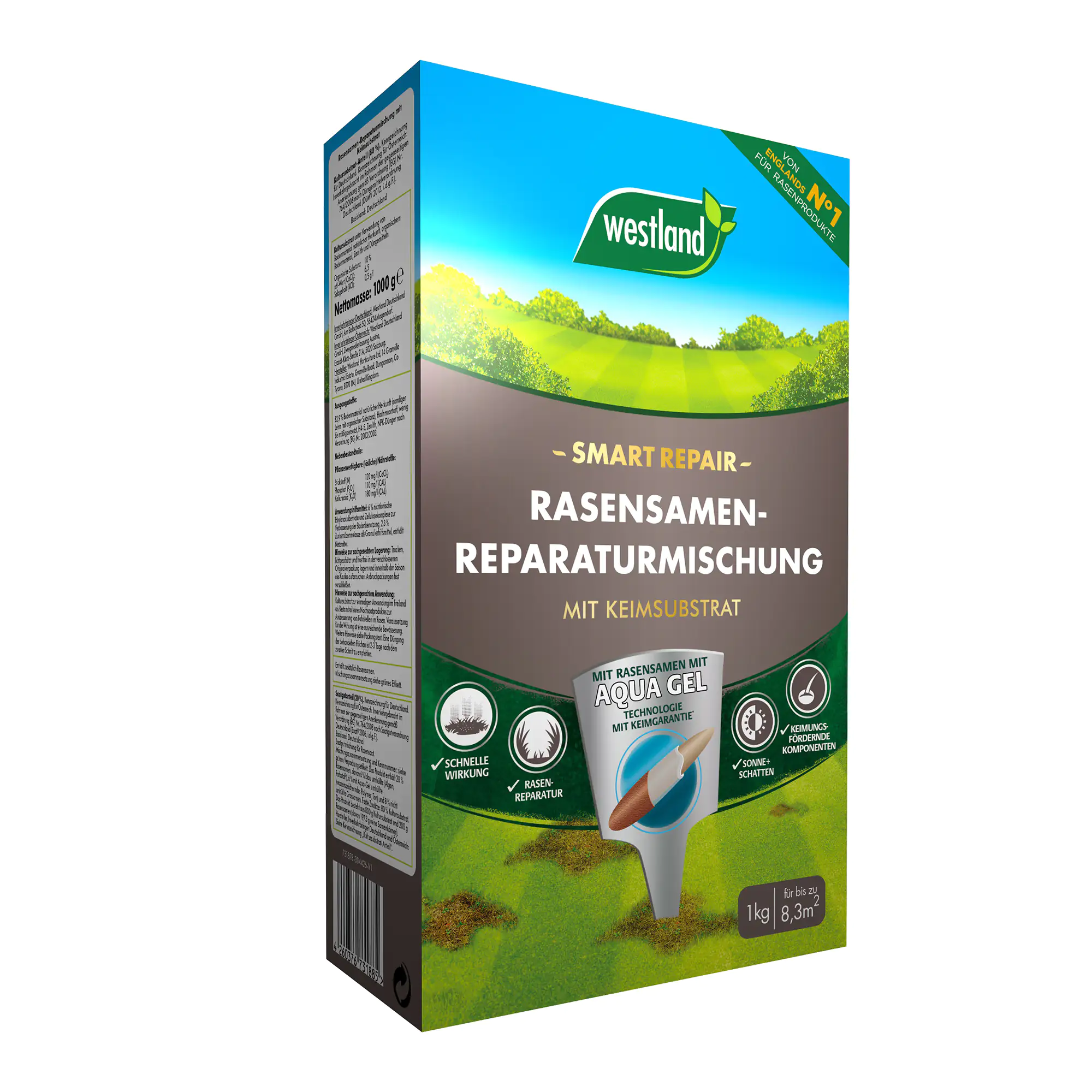 Westland Smart Repair Rasenreparatur für 8,3m² 1 kg Westland Smart Repair Rasenreparatur für 8,3m² 1 kg