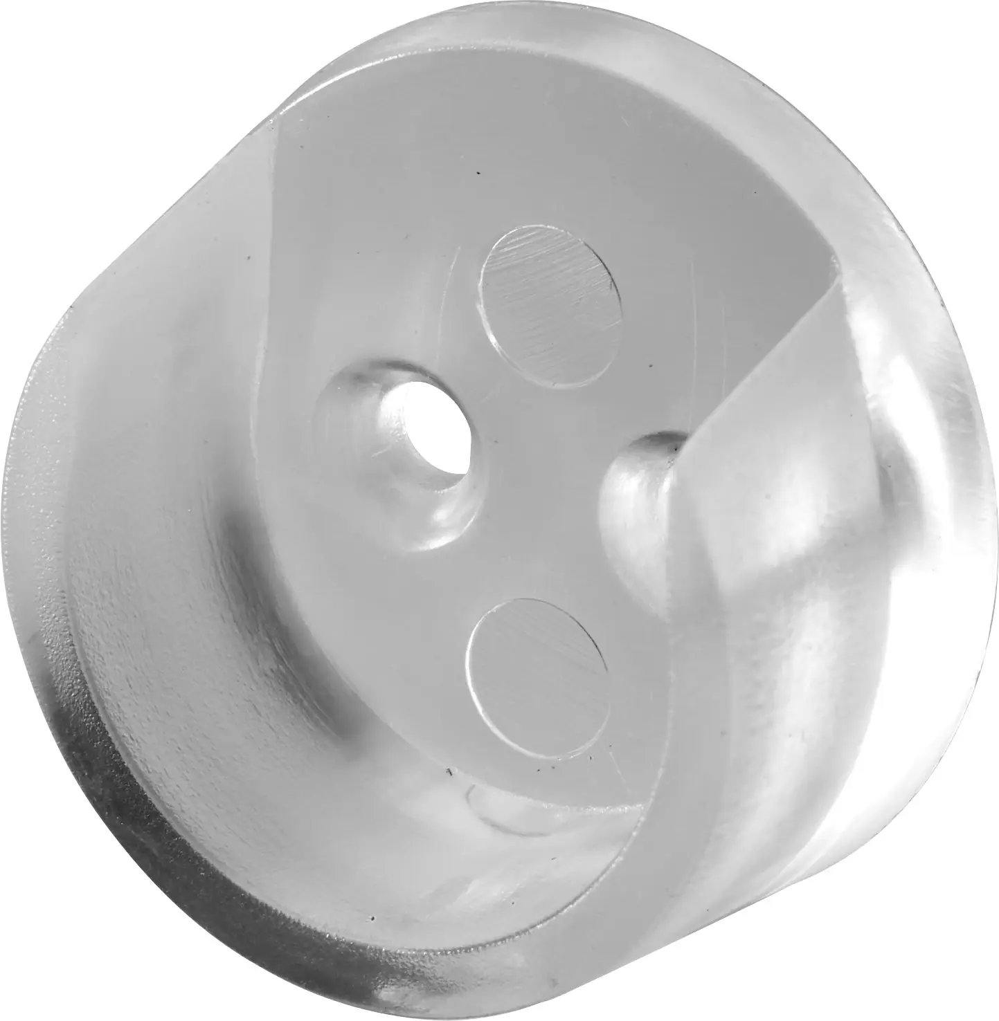 Hettich Schrankrohrlager rund Ø 25 mm transparent - 2 Stück