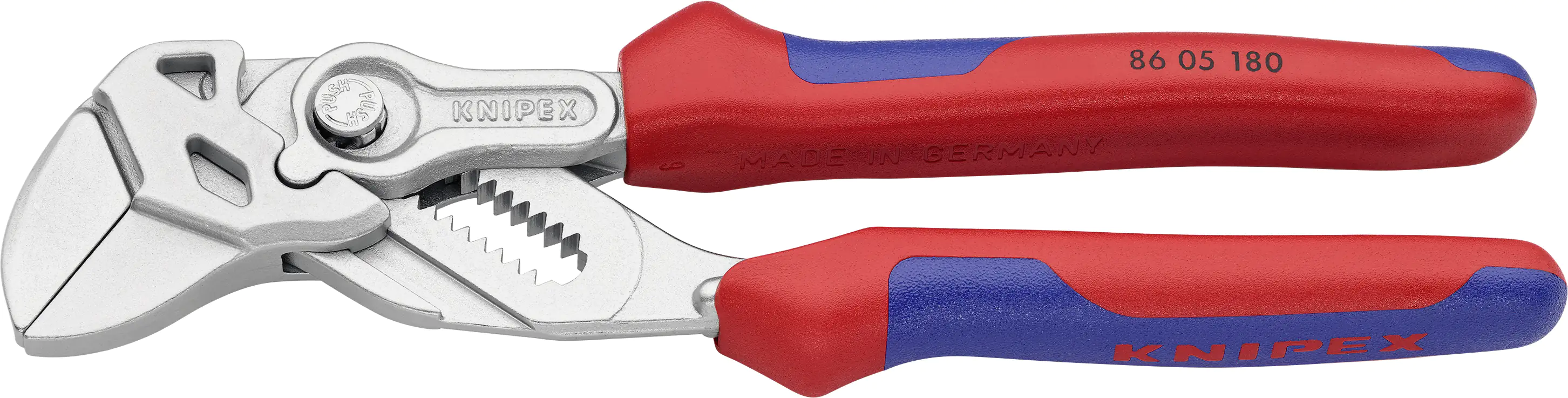 Knipex Zangenschlüssel vernickelt Mehrkomponenten-Hülle Knipex Zangenschlüssel vernickelt Mehrkomponenten-Hülle
