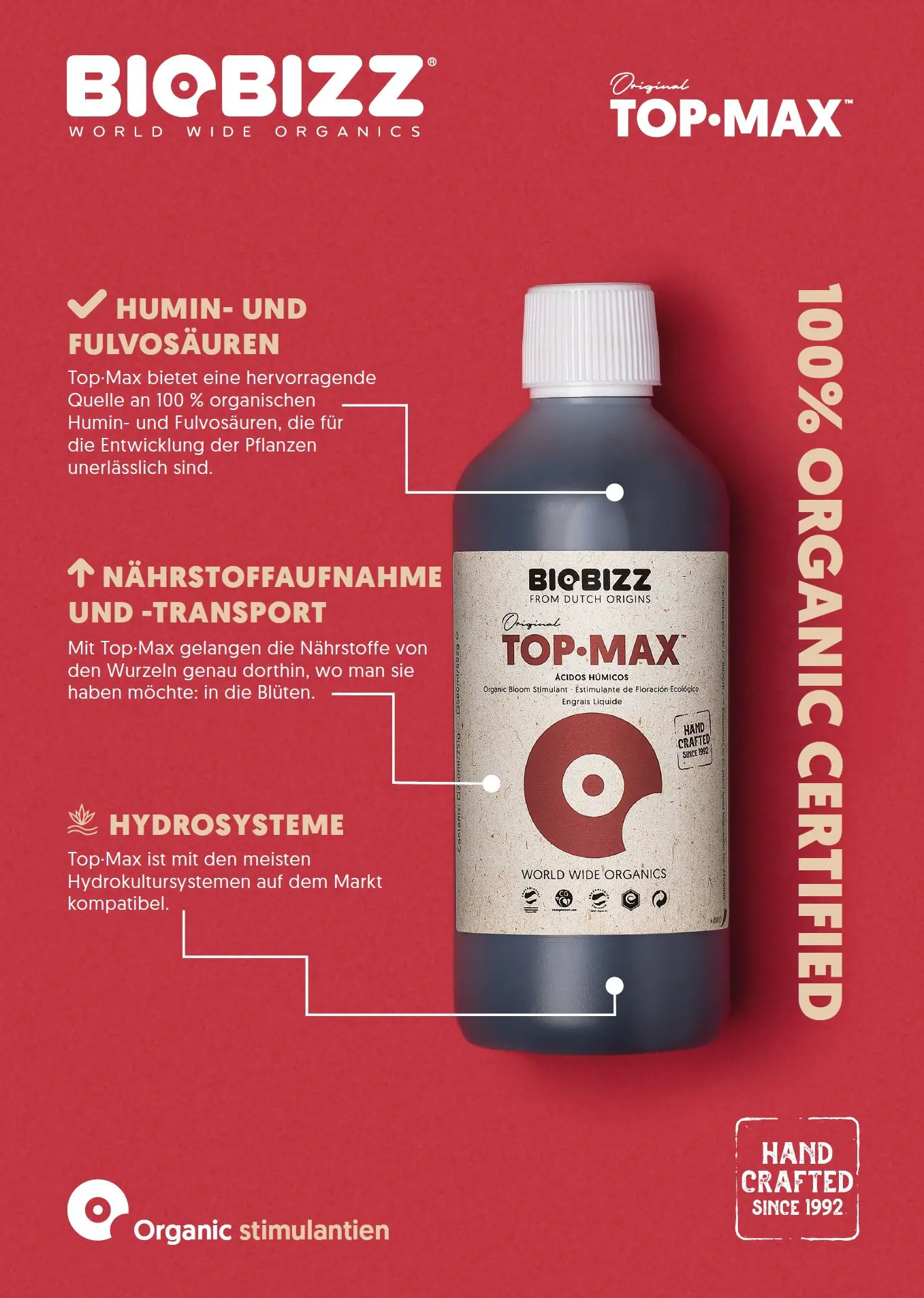 BioBizz Dünger Top-Max 1 L BioBizz Dünger Top-Max 1 L