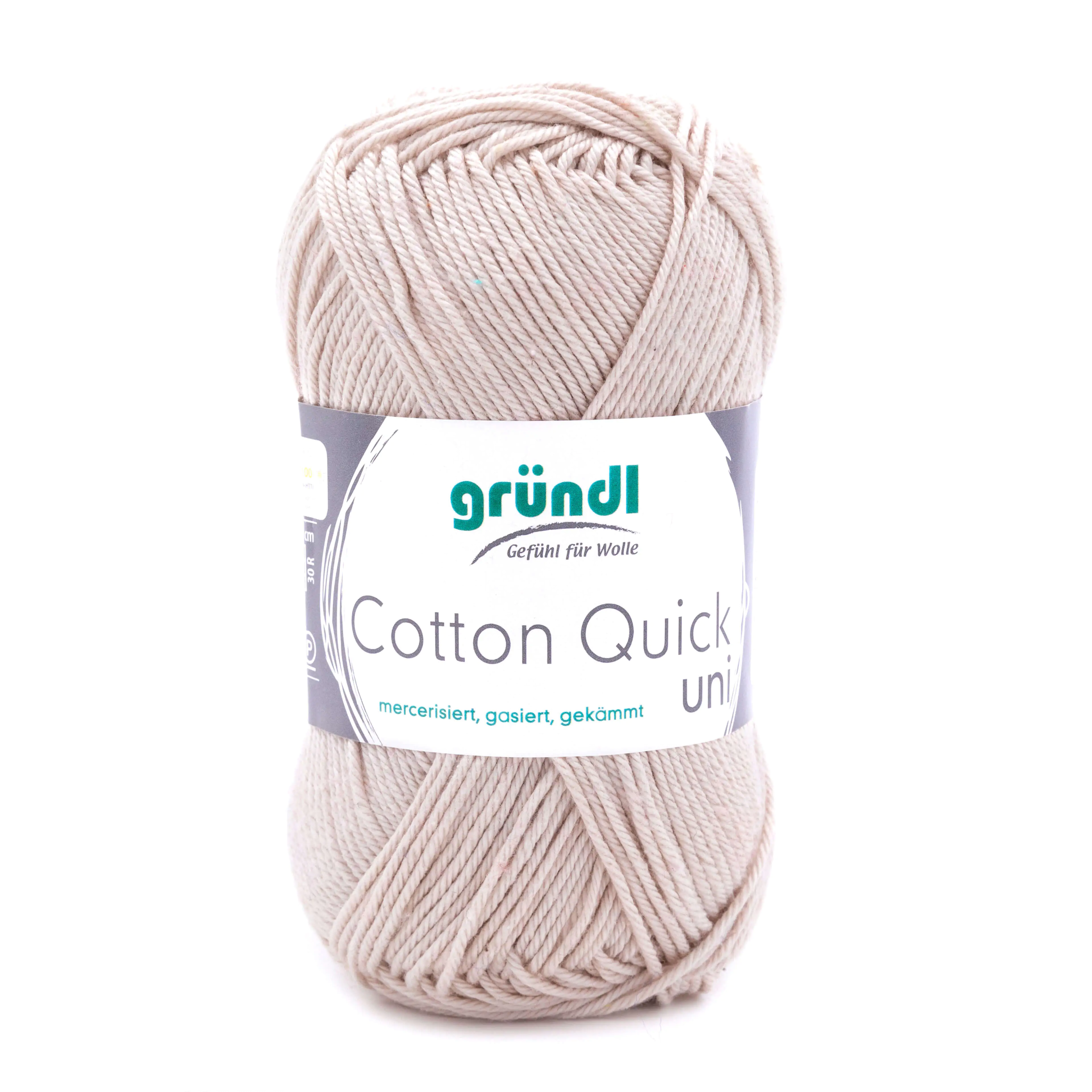 4036014131887 Gründl Wolle Cotton Quick 50 g uni sand