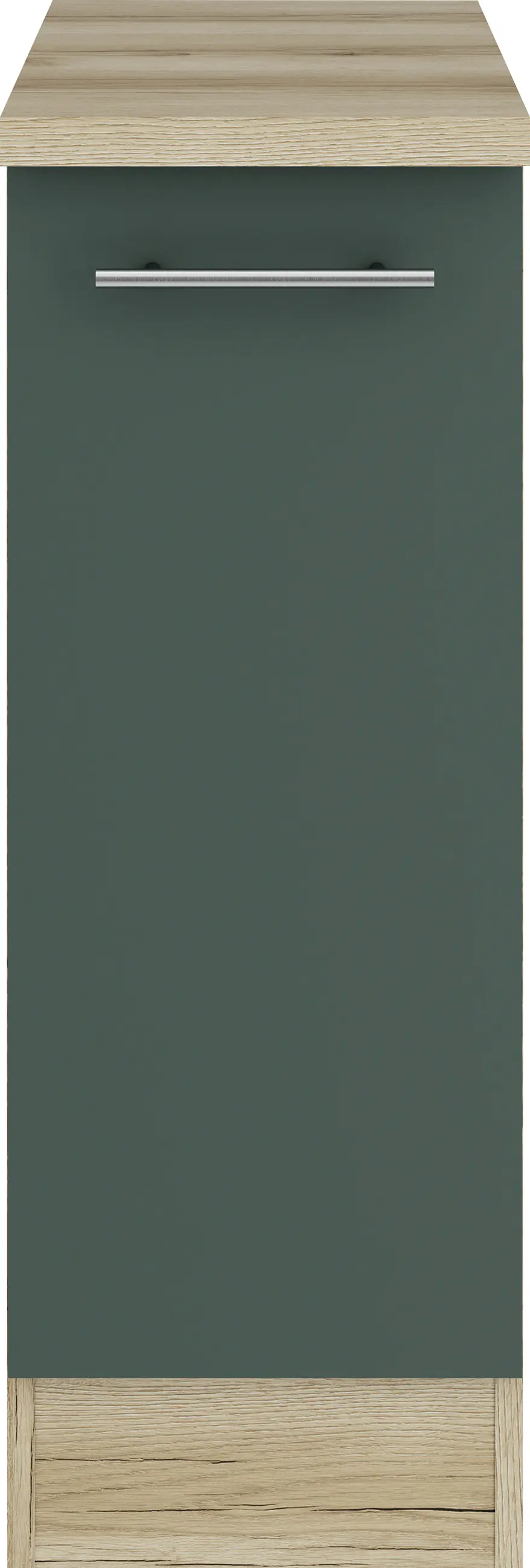Optifit Unterschrank Savona 405 steingrün/eiche 30 cm