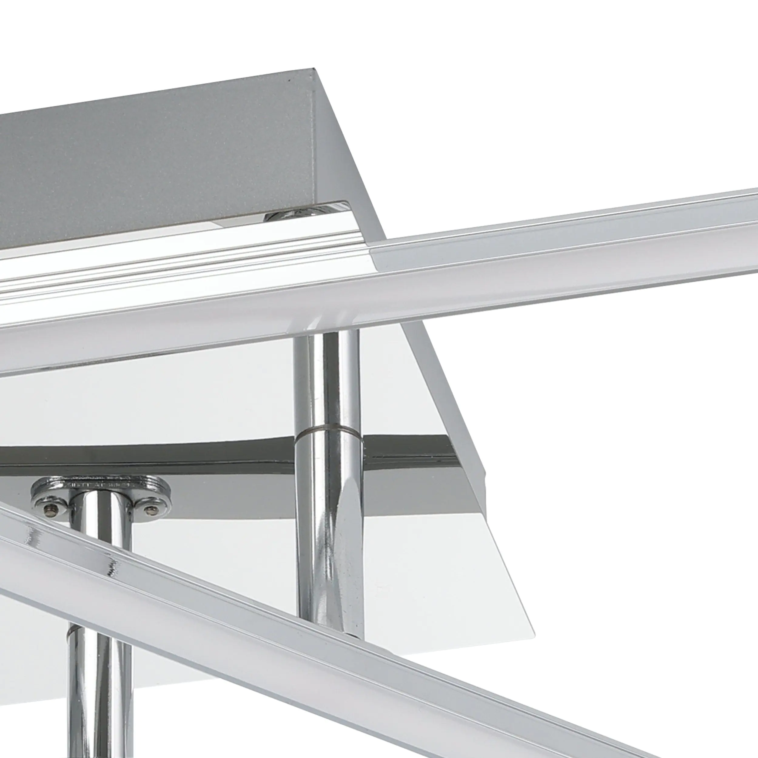 Eglo LED Deckenleuchte Lasana 1 chrom 4-flammig warmweiß