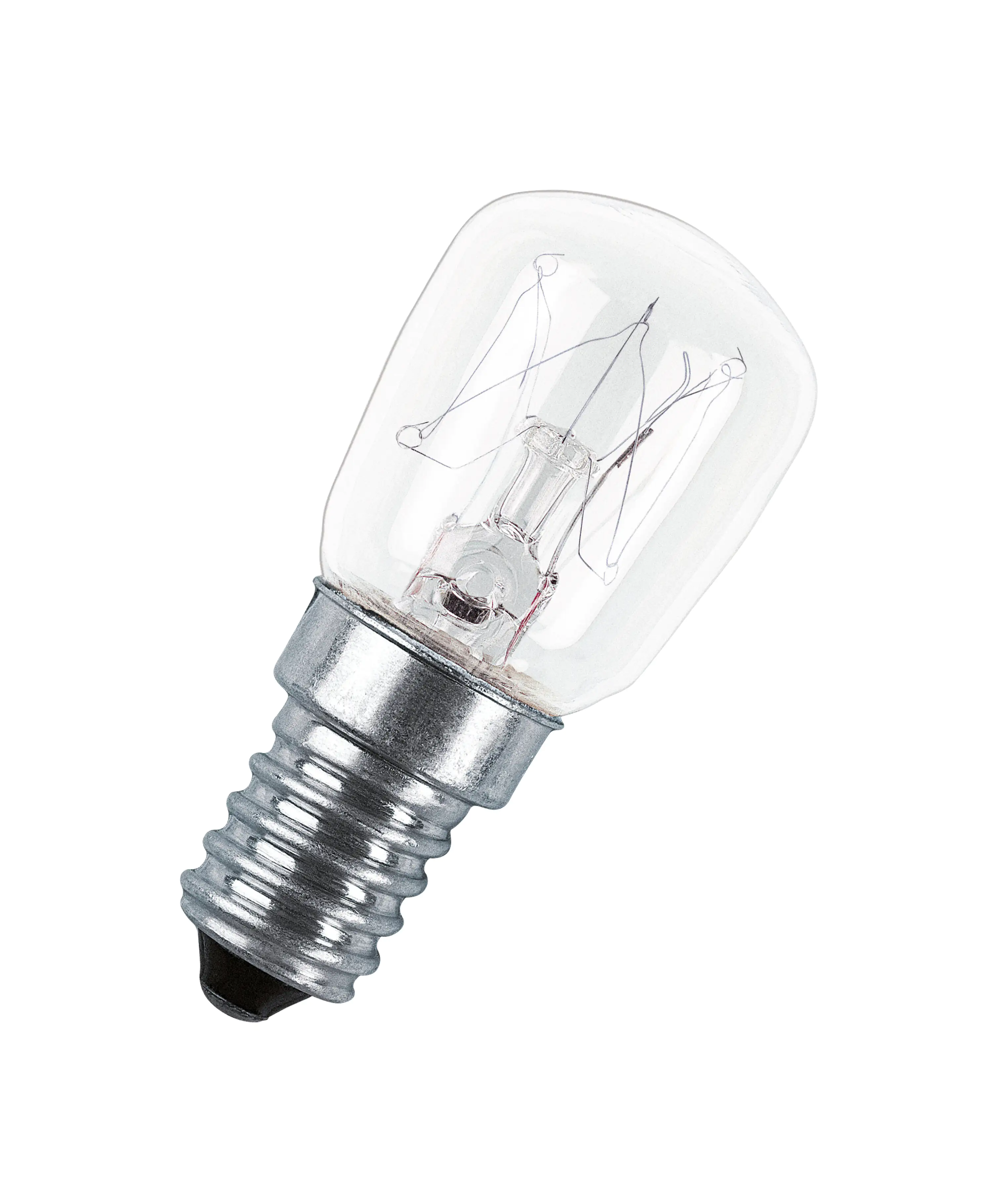 Osram LED Kühlschranklampe E14 25 W warmweiß klar 2er Pack