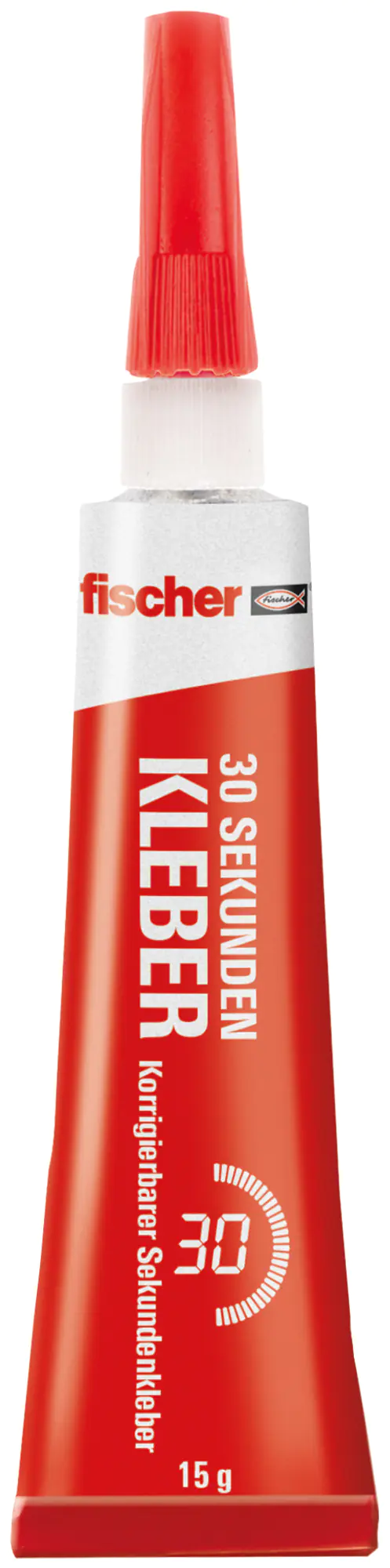 Fischer Sekundenkleber 15 g Korrigierbarer Sekundenkleber