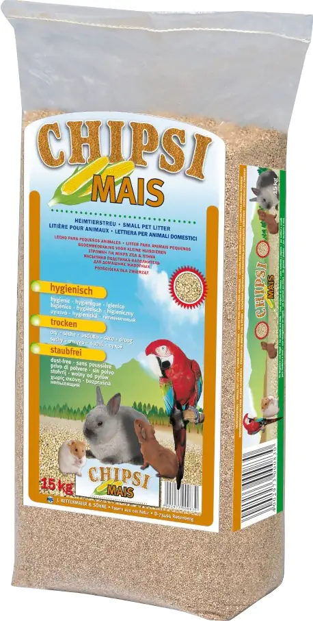 Chipsi Mais Einstreu Inhalt: 15 kg