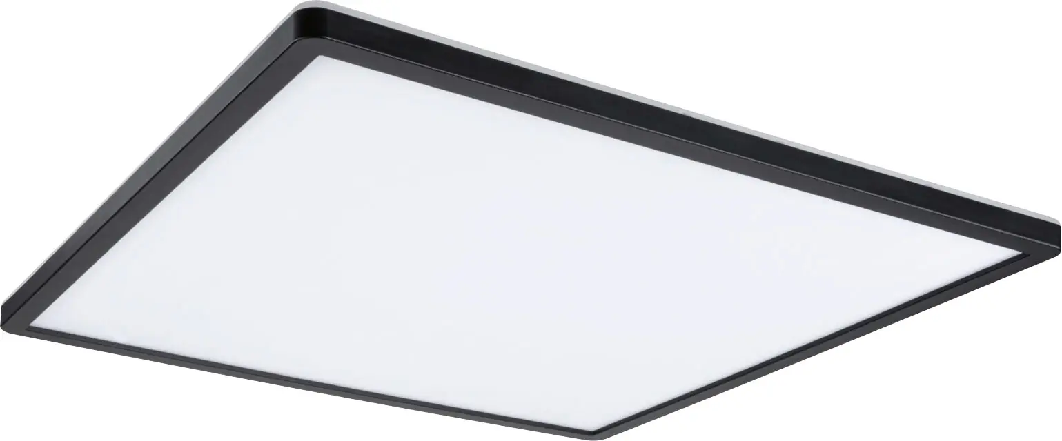 Paulmann LED Panel Atria Shine schwarz 42 x 42 cm warmweiß dimmbar