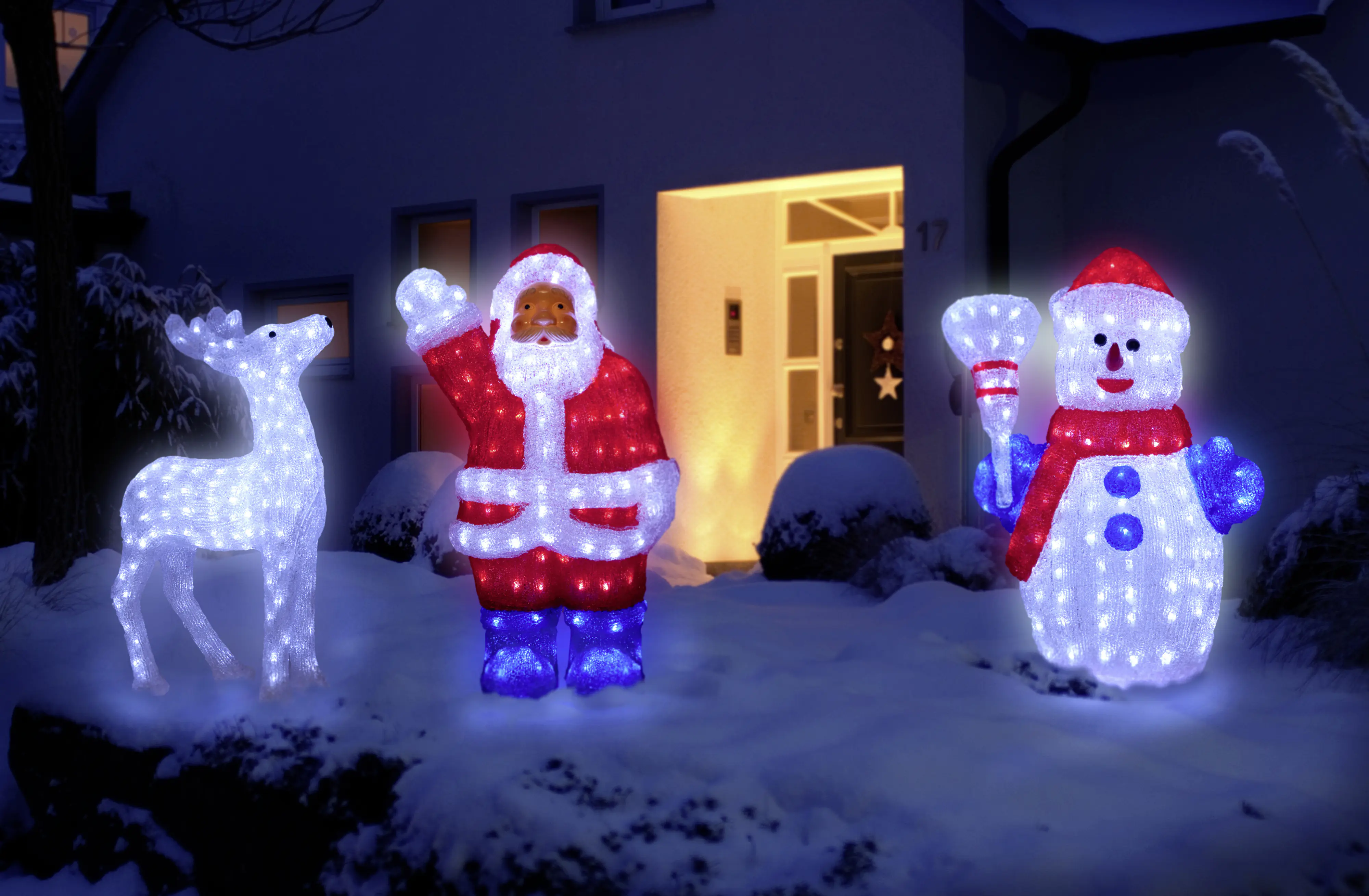 Konstsmide LED Acryl Rentier 176 kalt weiße Dioden