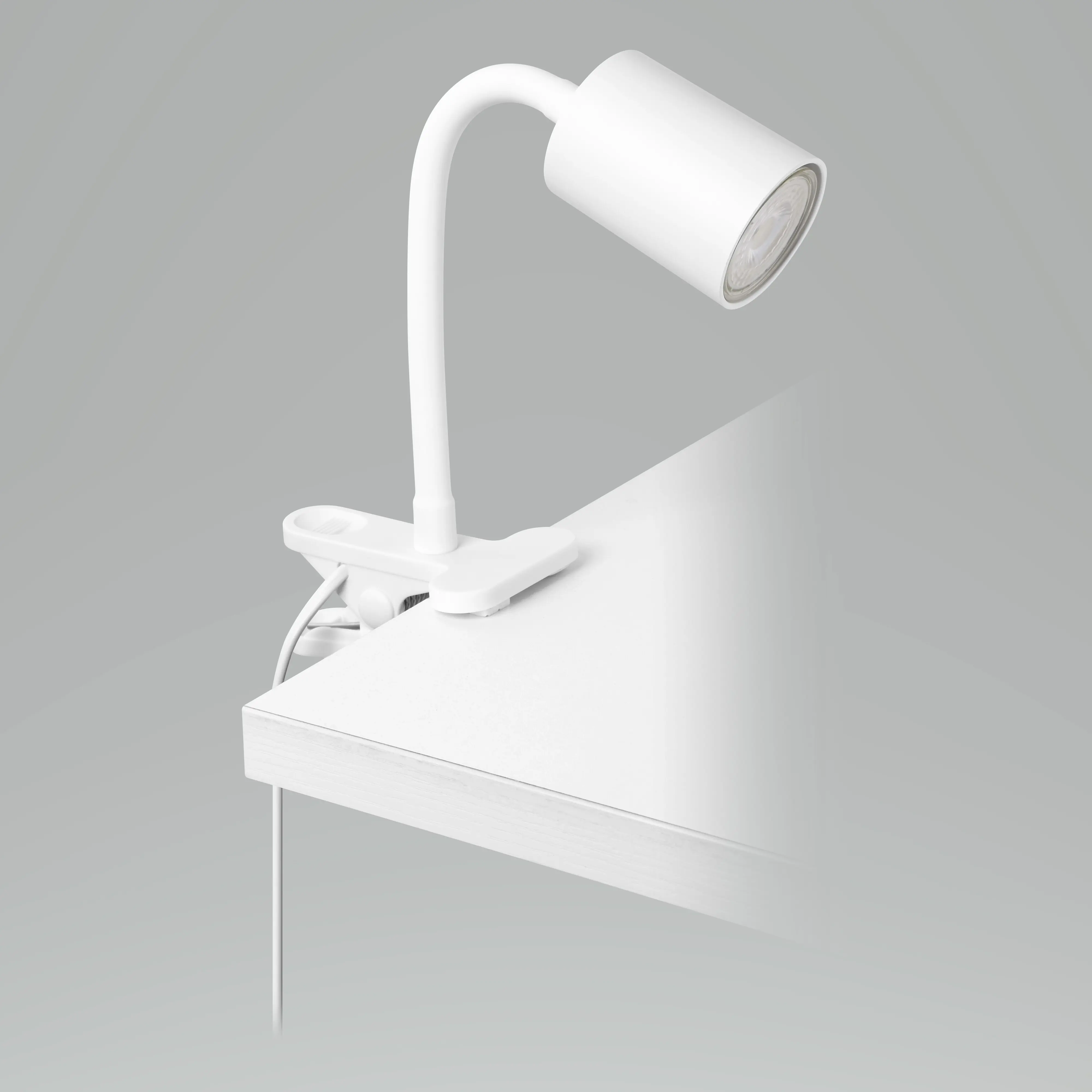 Eglo Klemmleuchte Portella GU10 weiß, Stahl