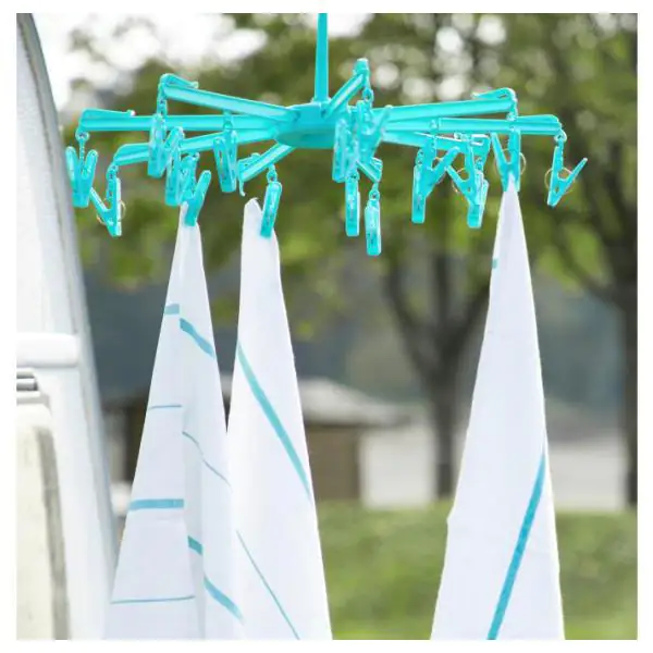 Cartrend Trockenkarussell mit 18 Wäscheklammern