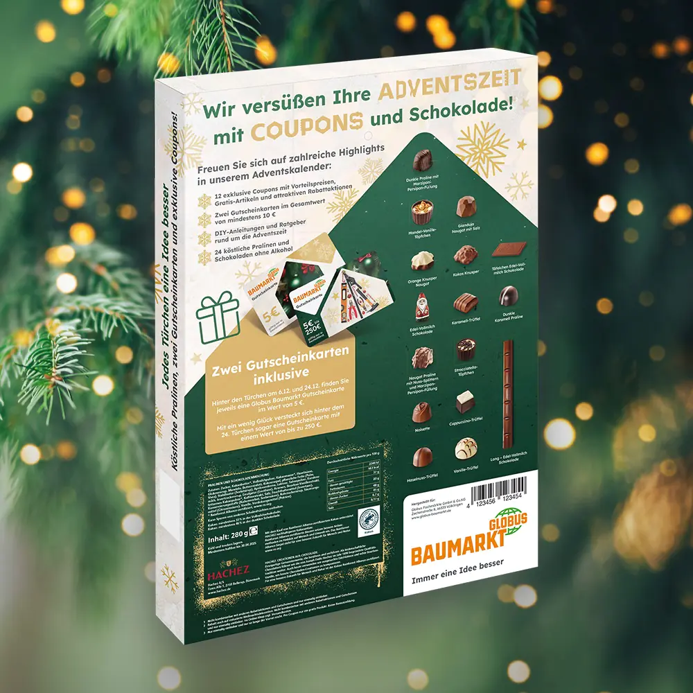 Globus Baumarkt Adventskalender 2024 Globus Baumarkt Adventskalender 2024