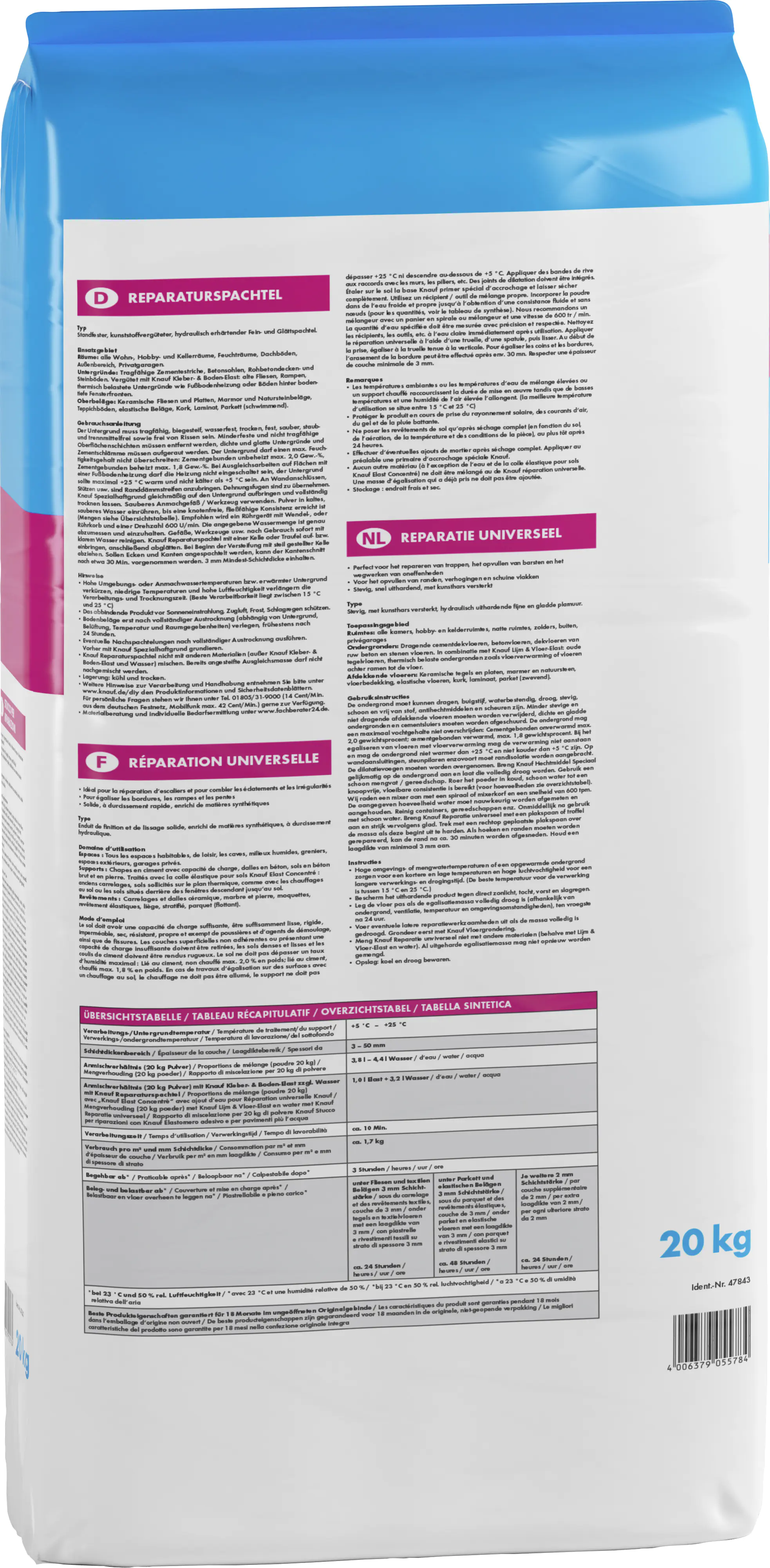 Knauf Reparaturspachtel 20 kg